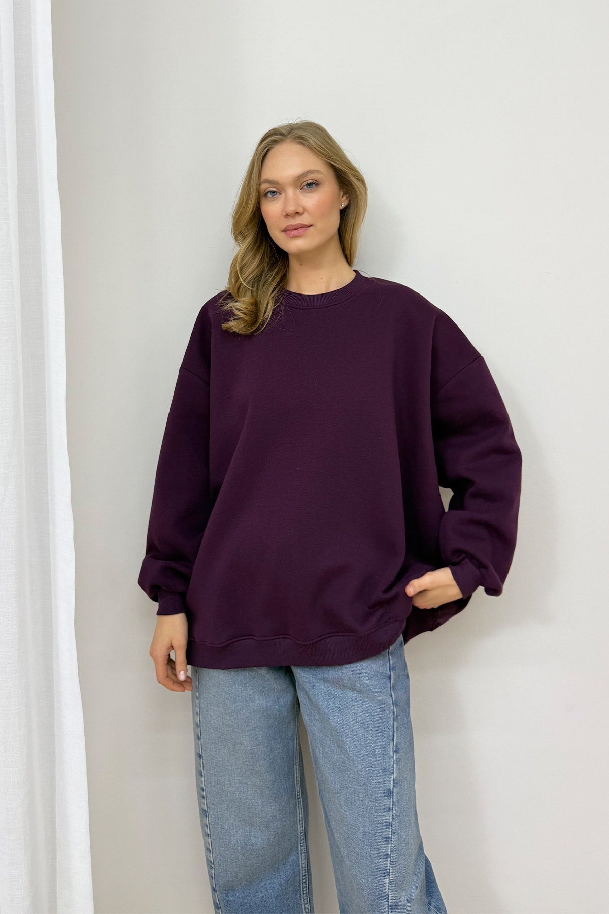 Şardonlu Üç İplik Sweat 102-2762