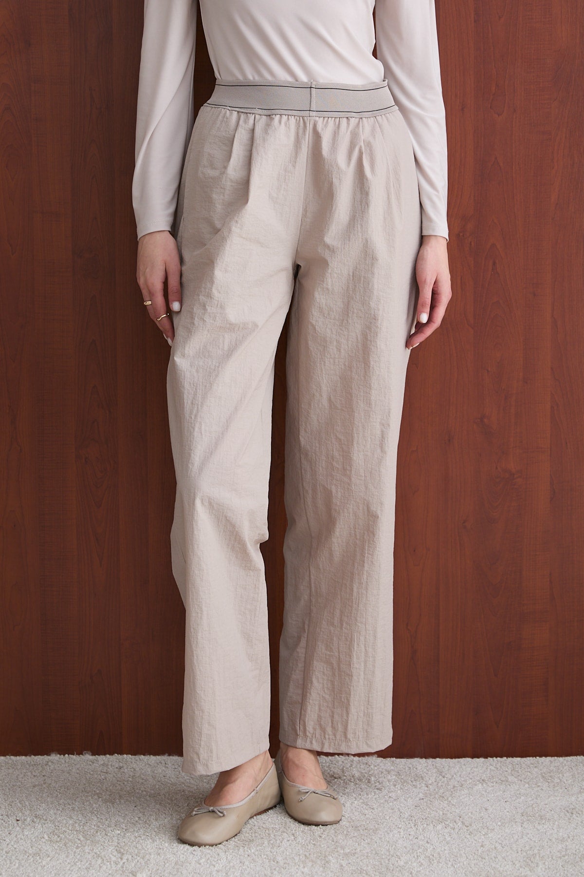 Lastik Detaylı Pantolon 32-2736