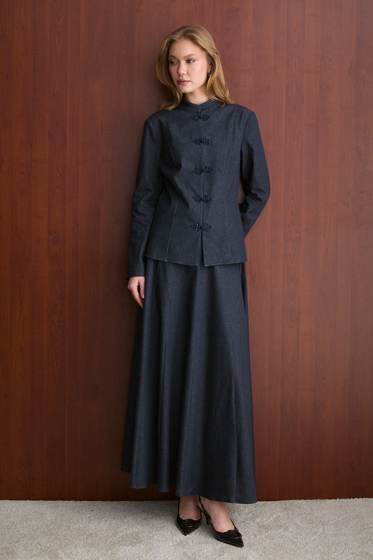 Denim Etekli Takım 32-2767