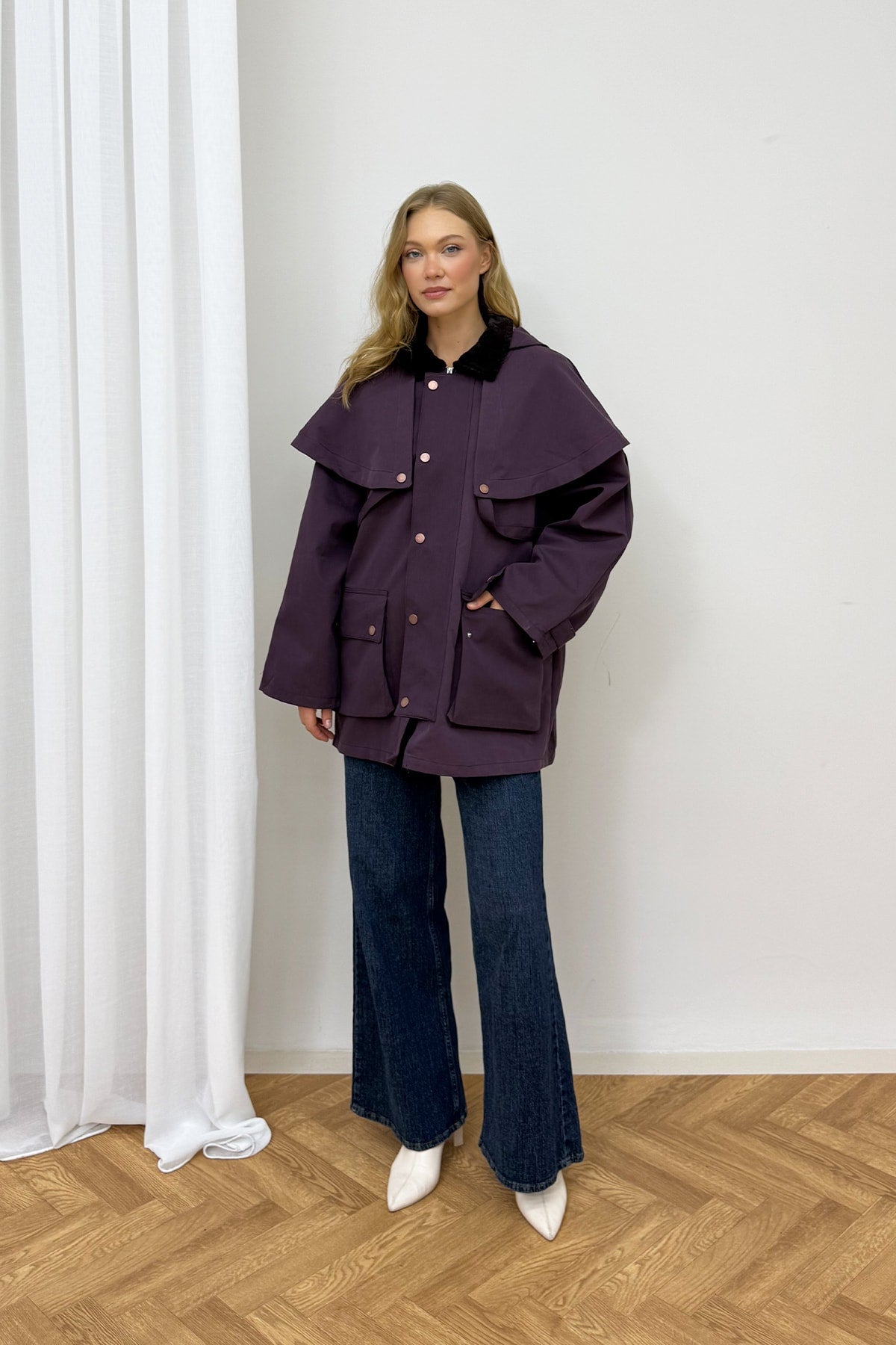 Çıtçıtlı Parka 86-0630