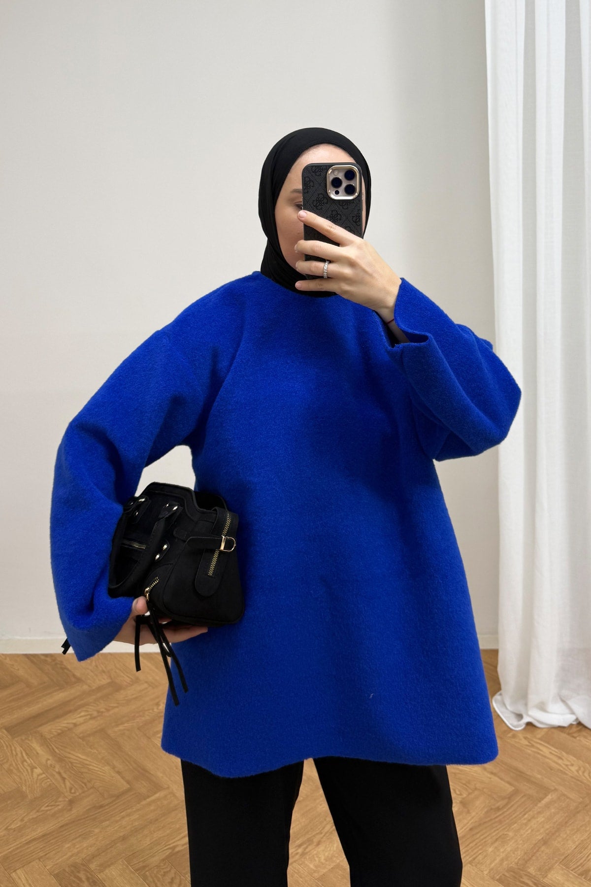 Kemerli Keçe Tunik 3-4617