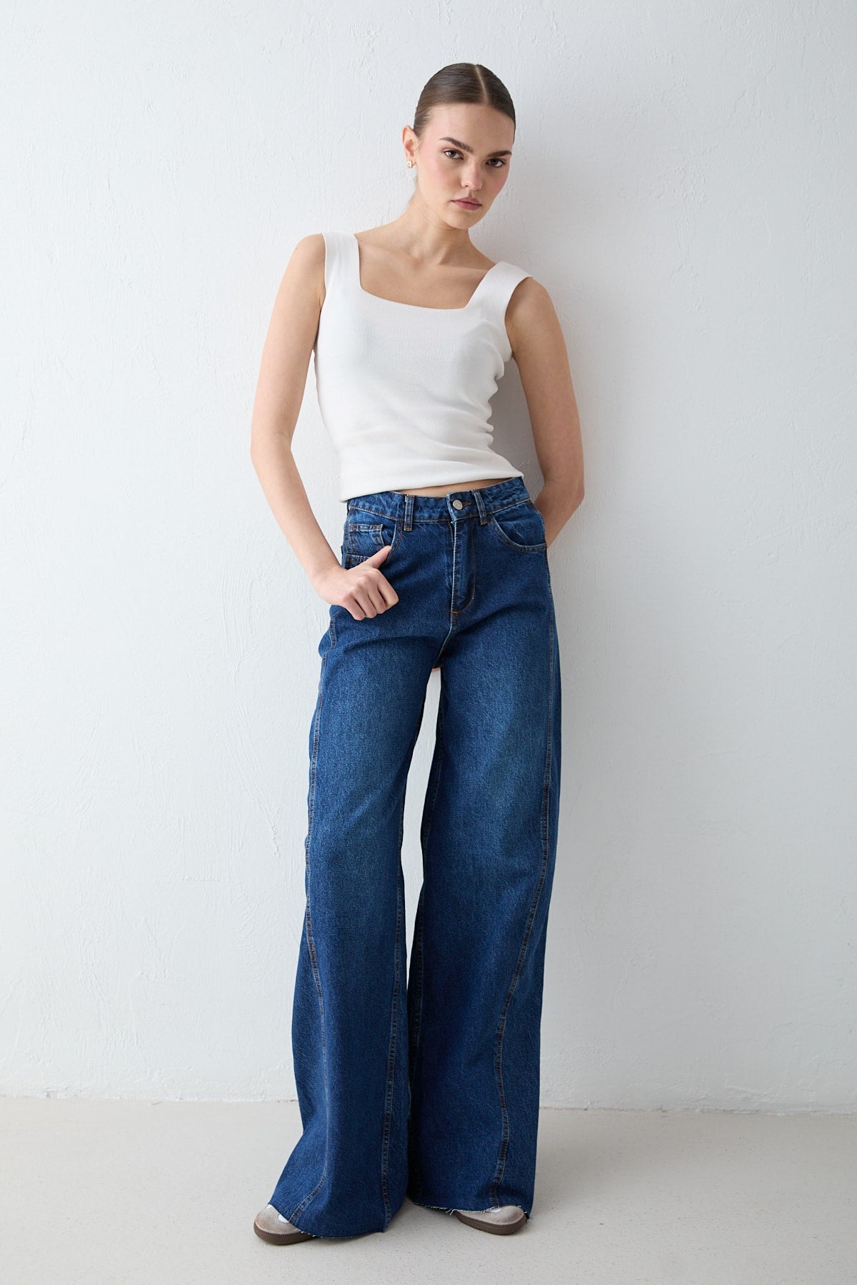 Bol Paça Denim Pantolon 32-8003