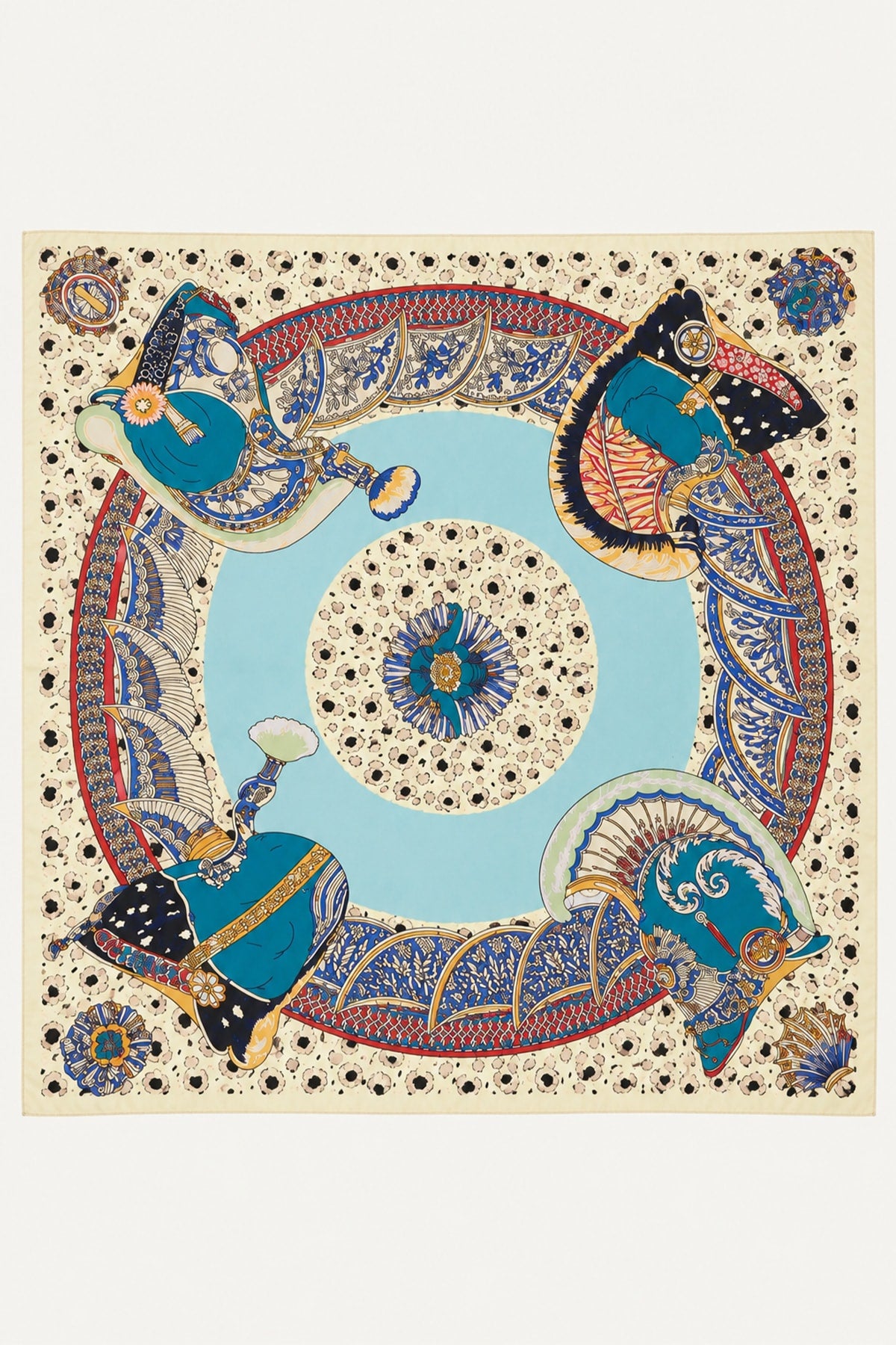 Desenli Omuz Şalı 75-0002