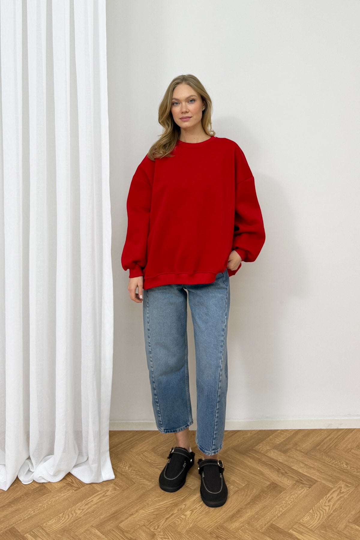 Şardonlu Üç İplik Sweat 102-2762