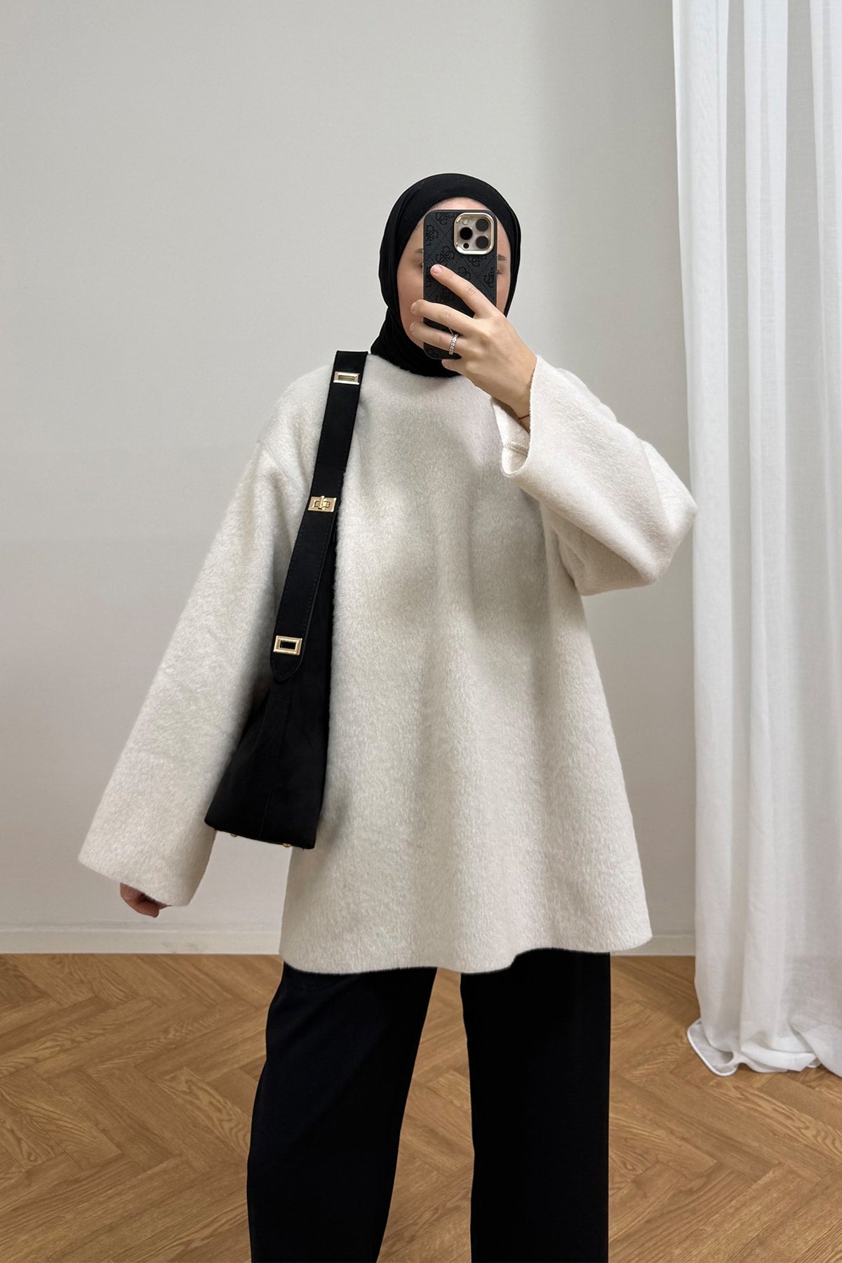 Kemerli Keçe Tunik 3-4617