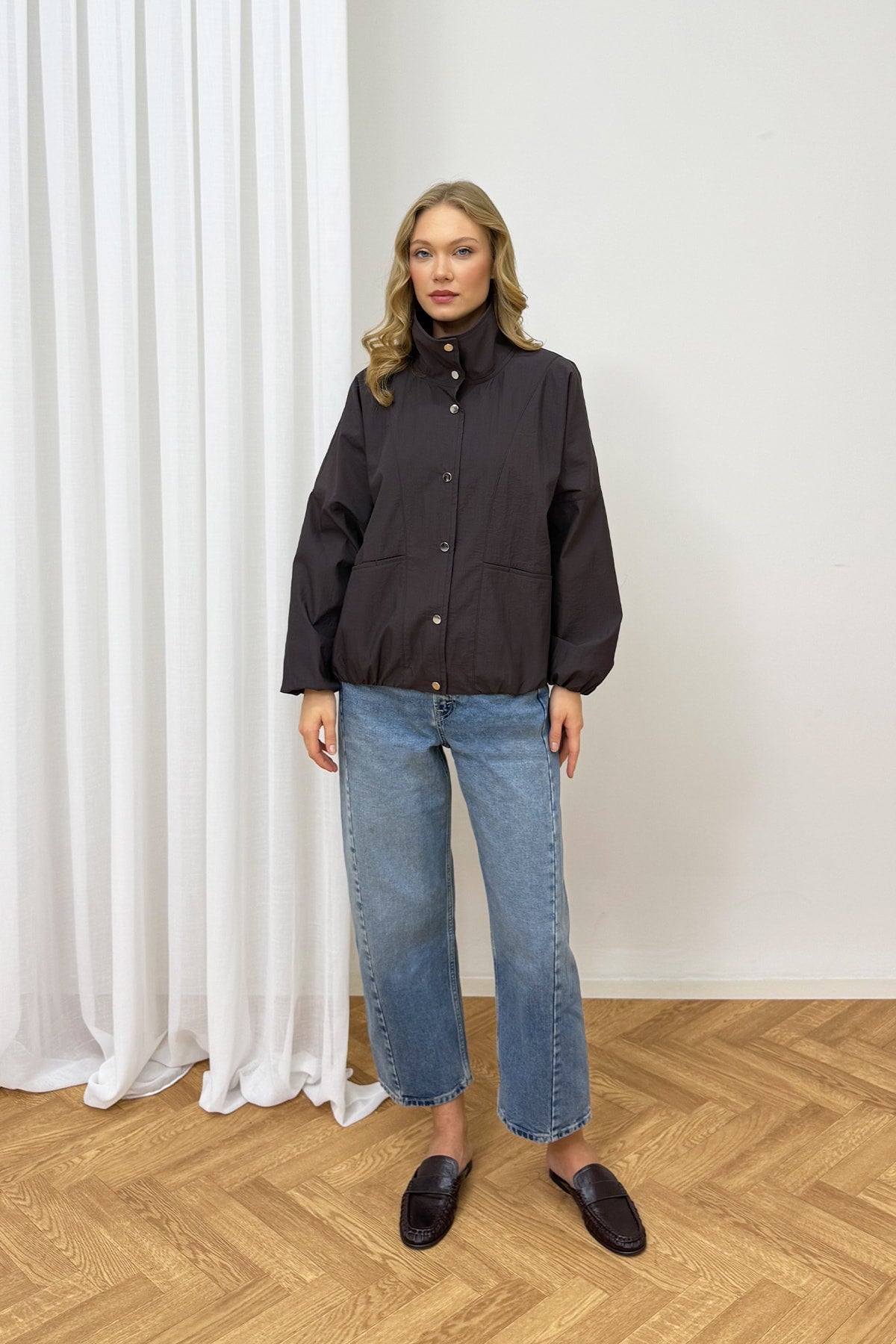 Çıtçıtlı Bomber Ceket 12-70207