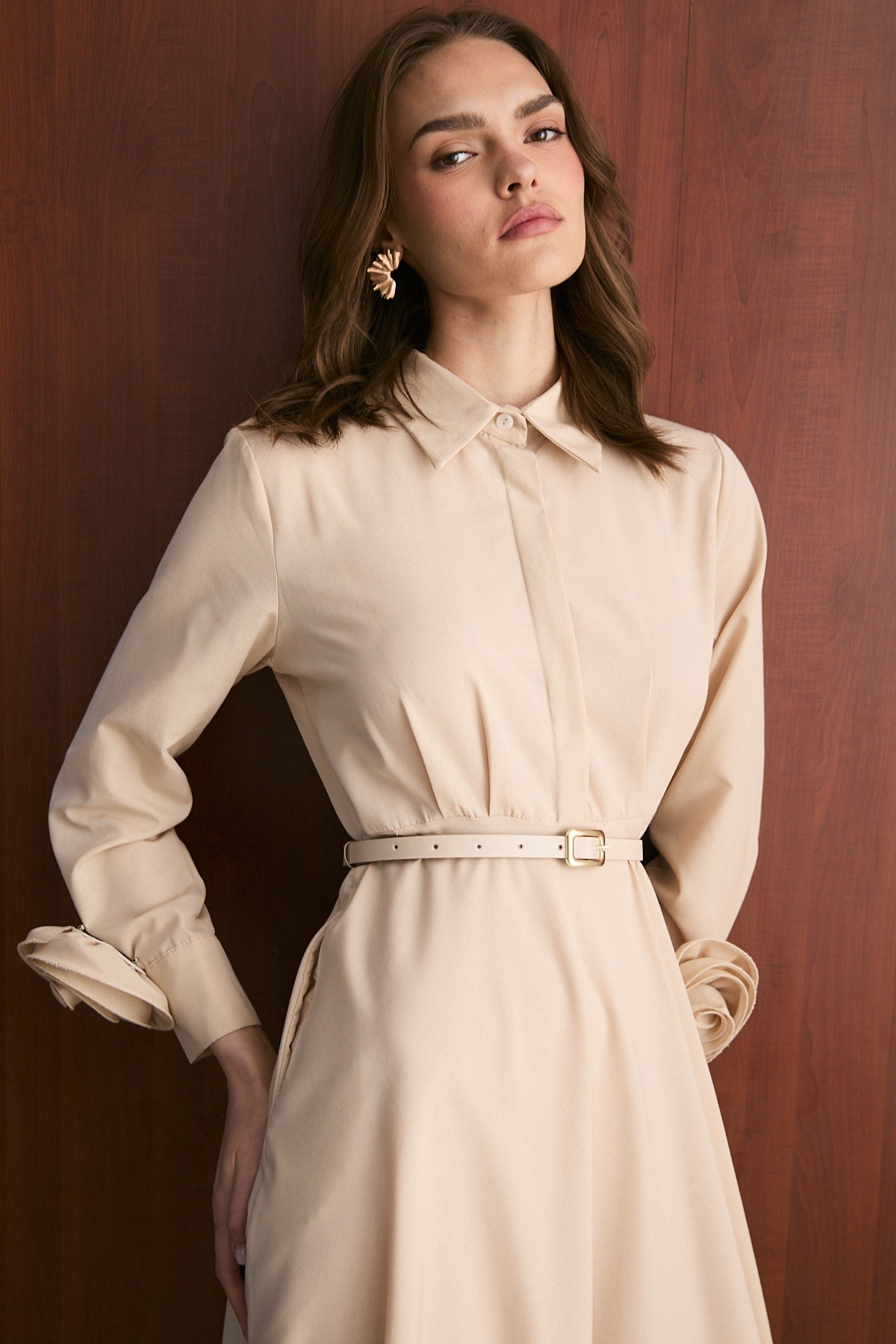 Poplin Elbise 32-2739