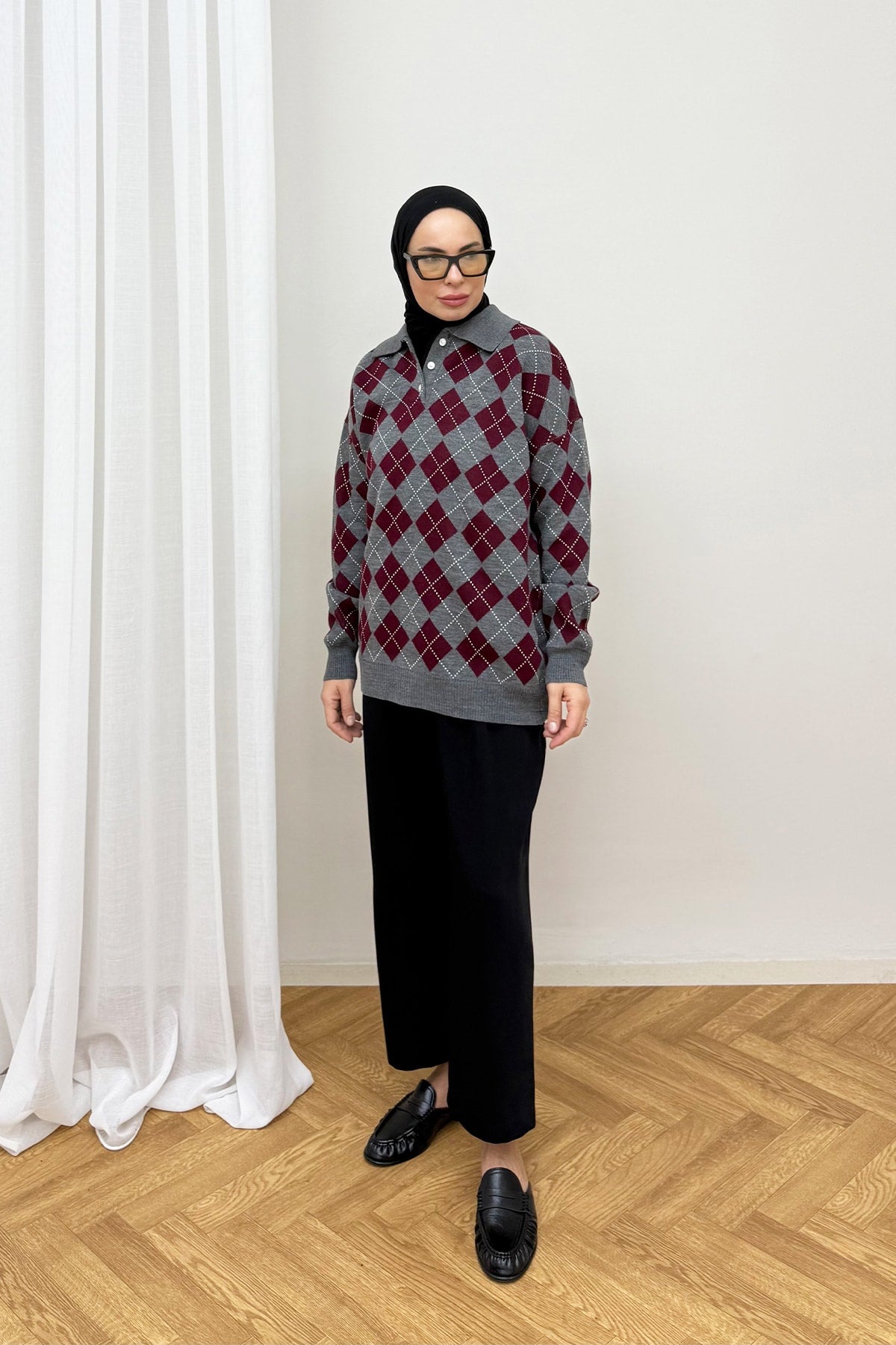 Desenli Triko Kazak 87-25790