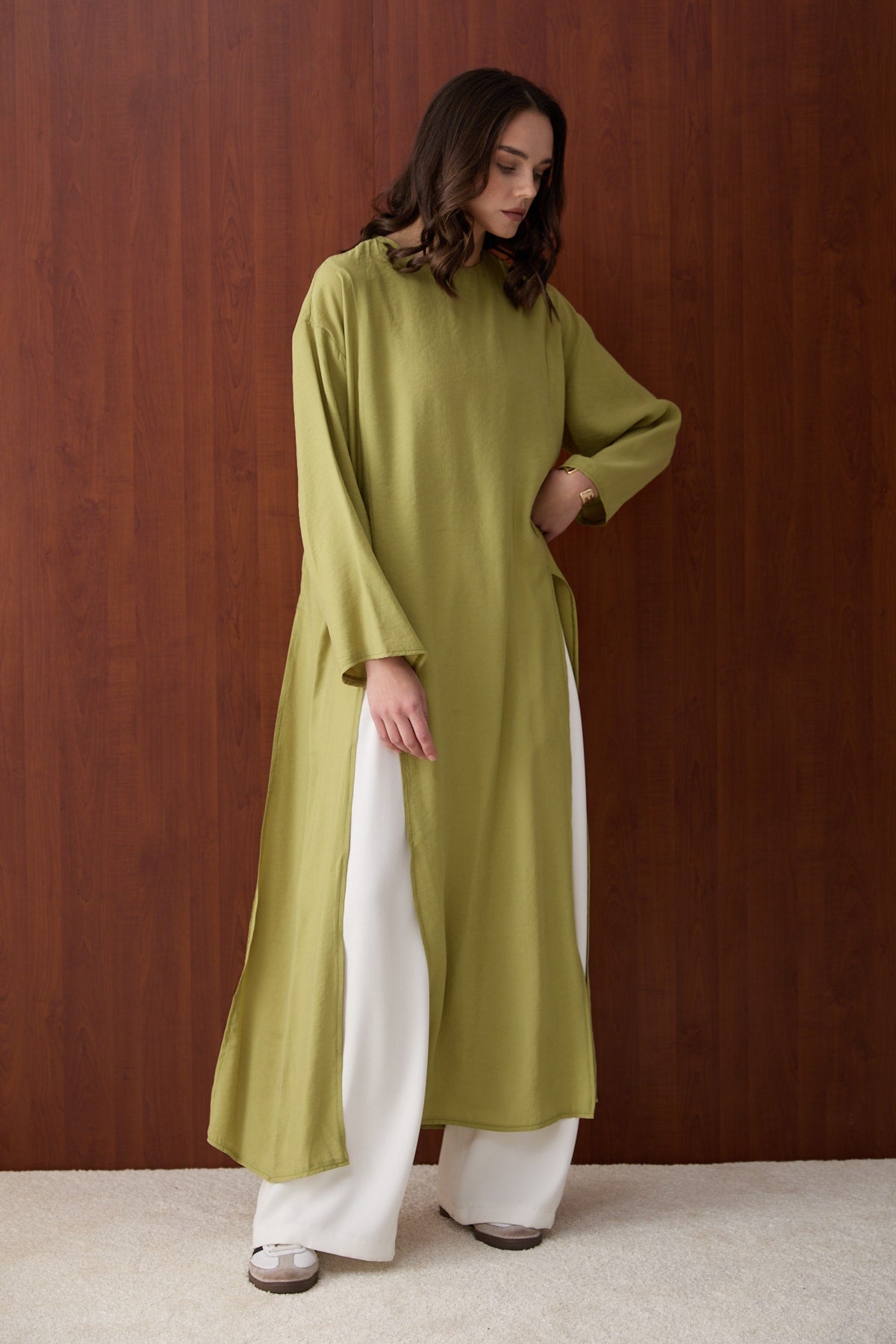 Yırtmaçlı Modal Tunik 32-2880