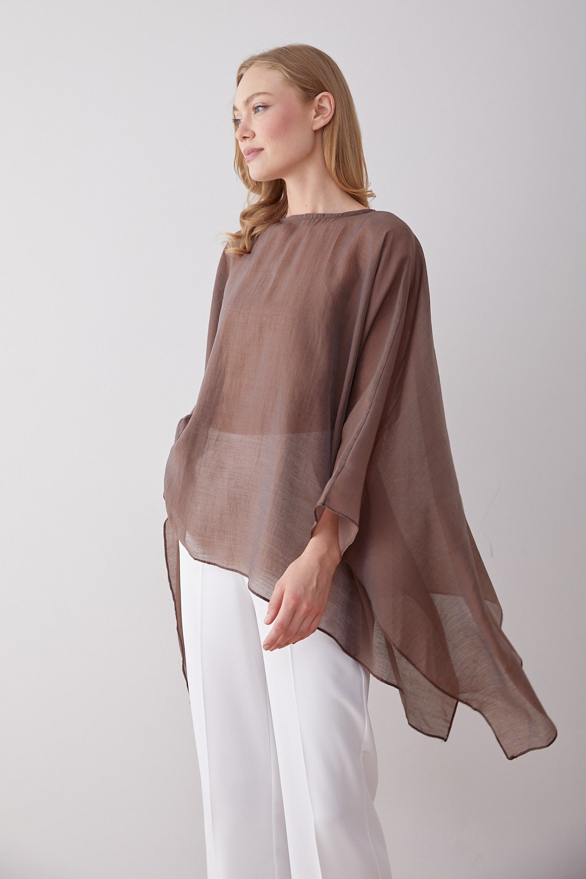 Tül Pelerin Tunik 32-2917