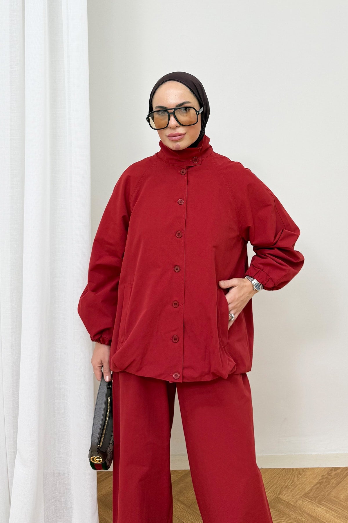 Trench Pantolonlu Takım 3-4578