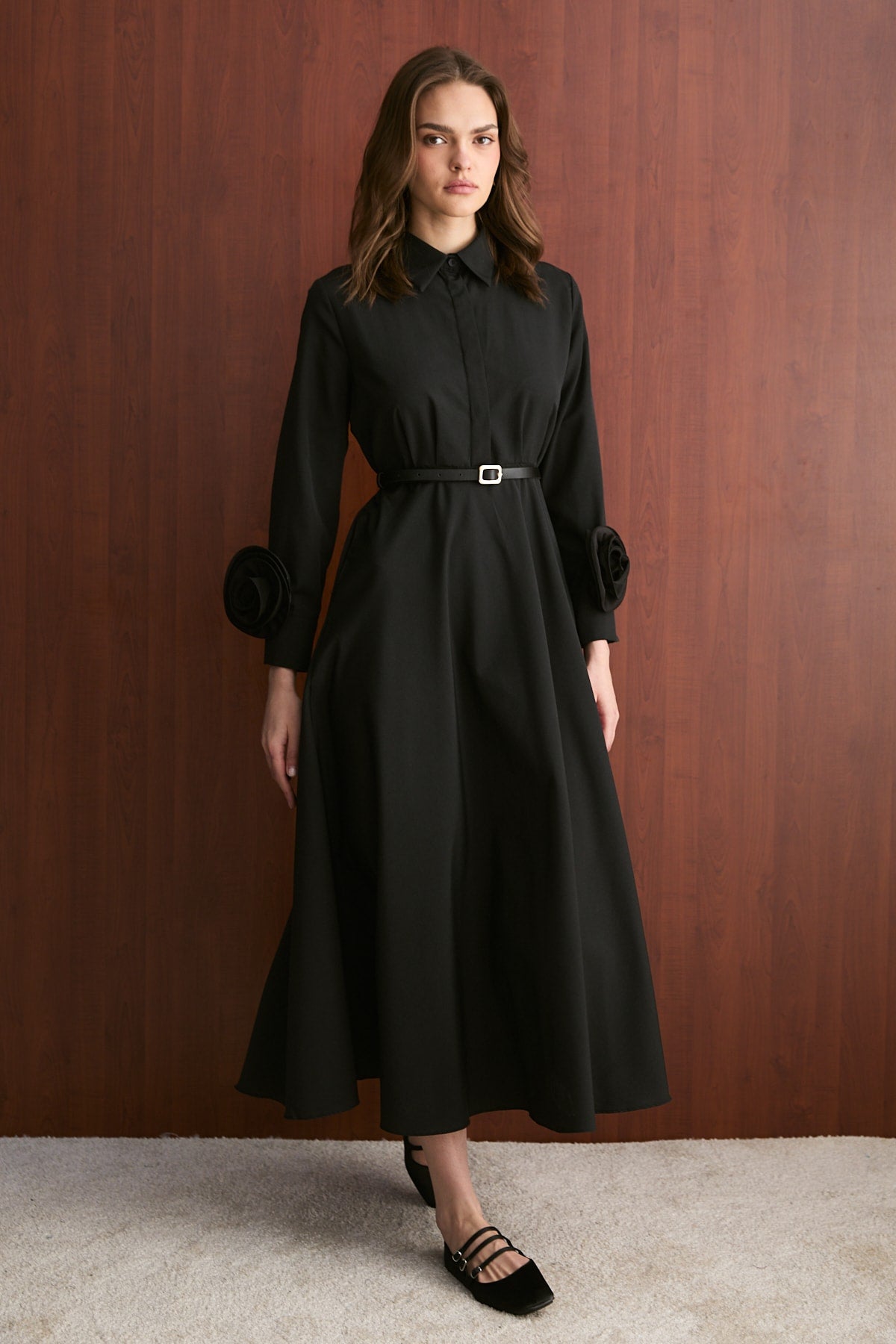 Poplin Elbise 32-2739