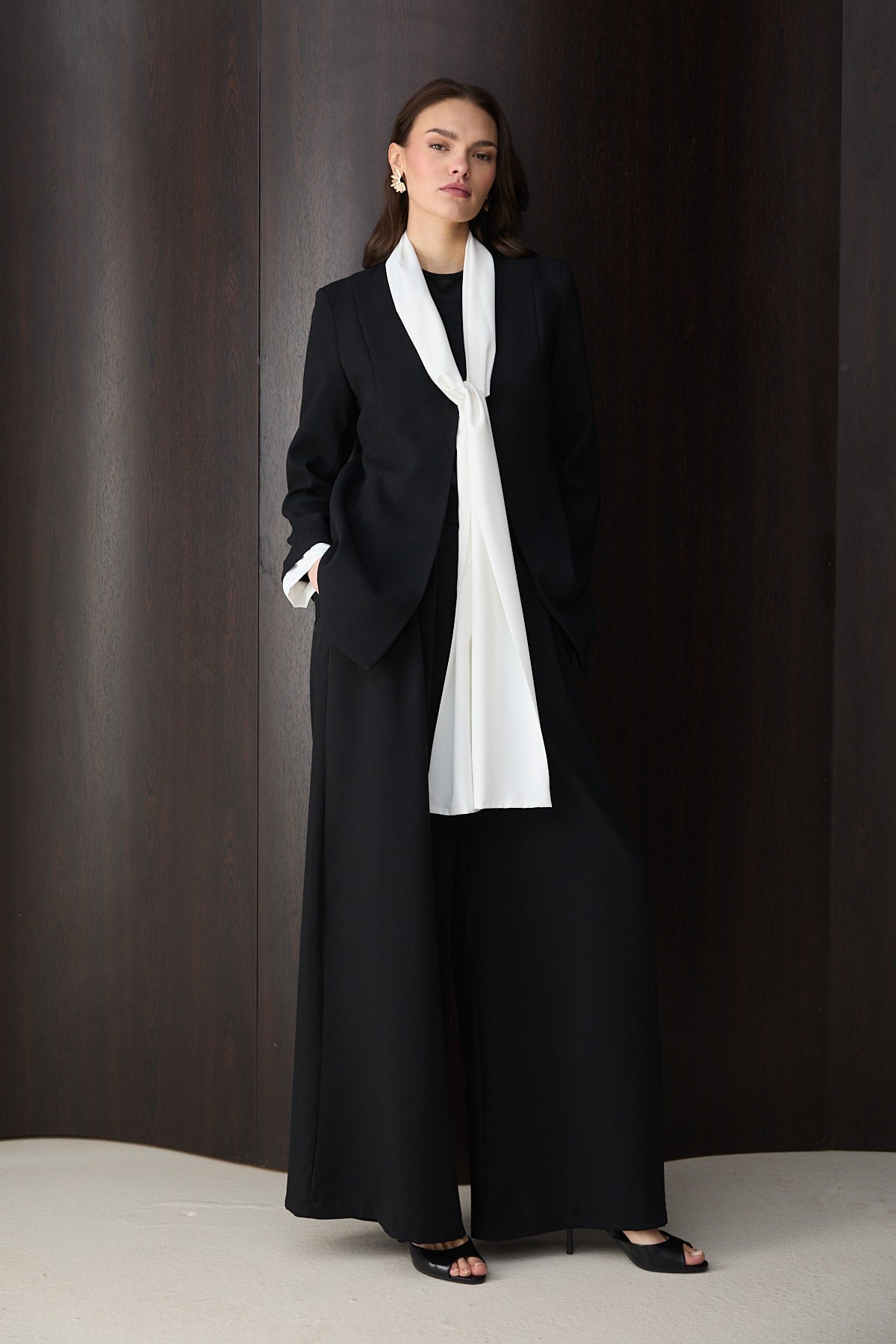 Fularlı Ceket 32-2810