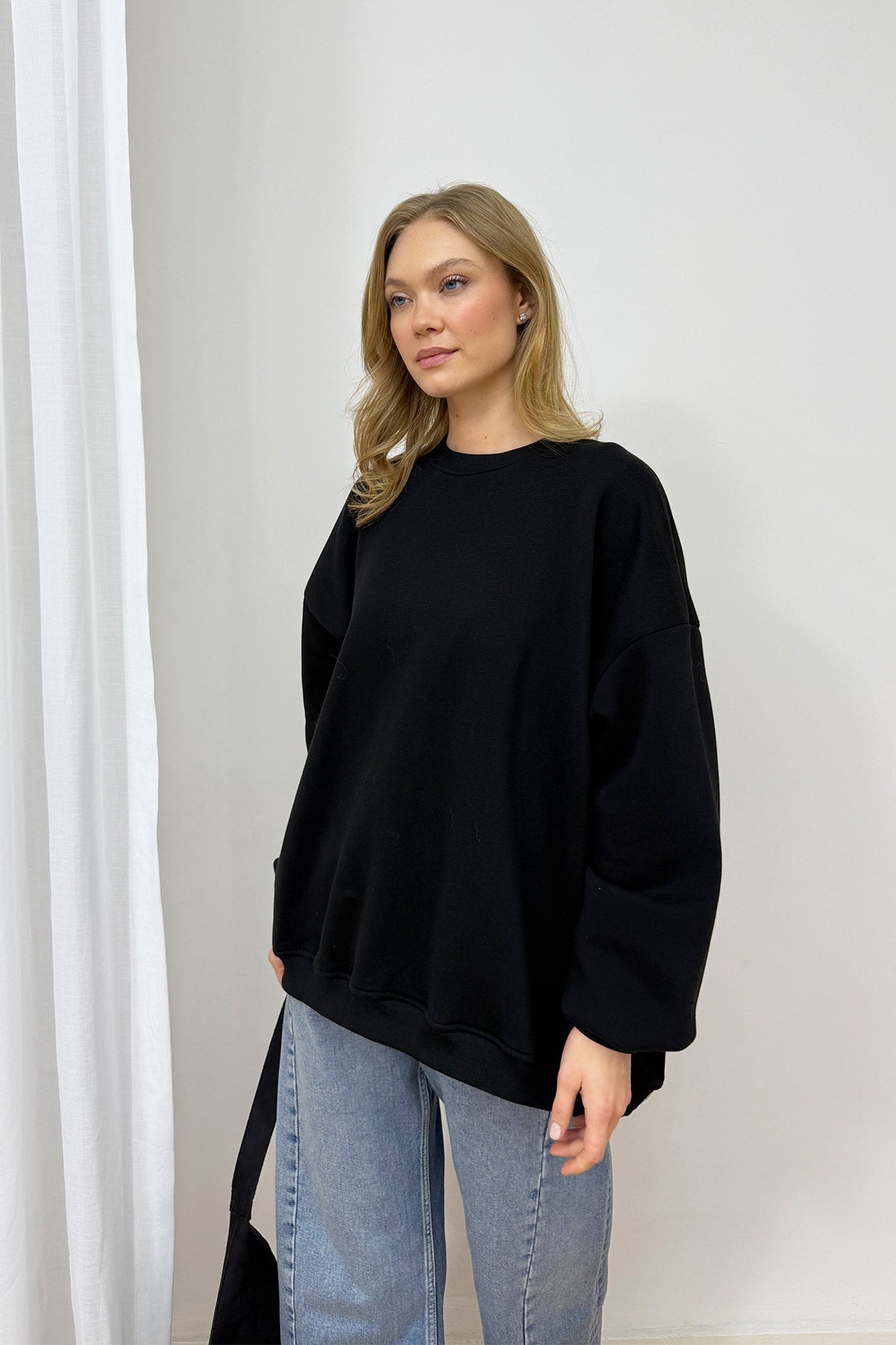 Şardonlu Üç İplik Sweat 102-2762