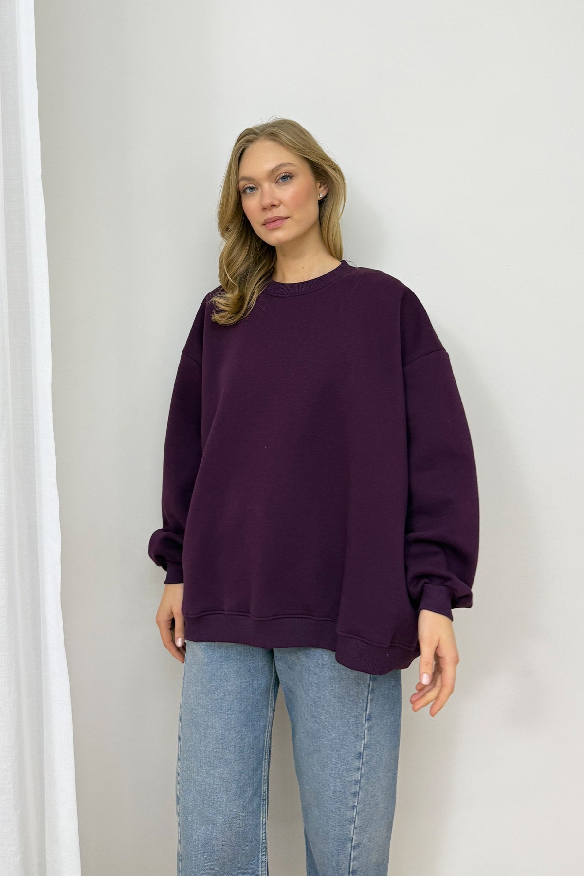 Şardonlu Üç İplik Sweat 102-2762