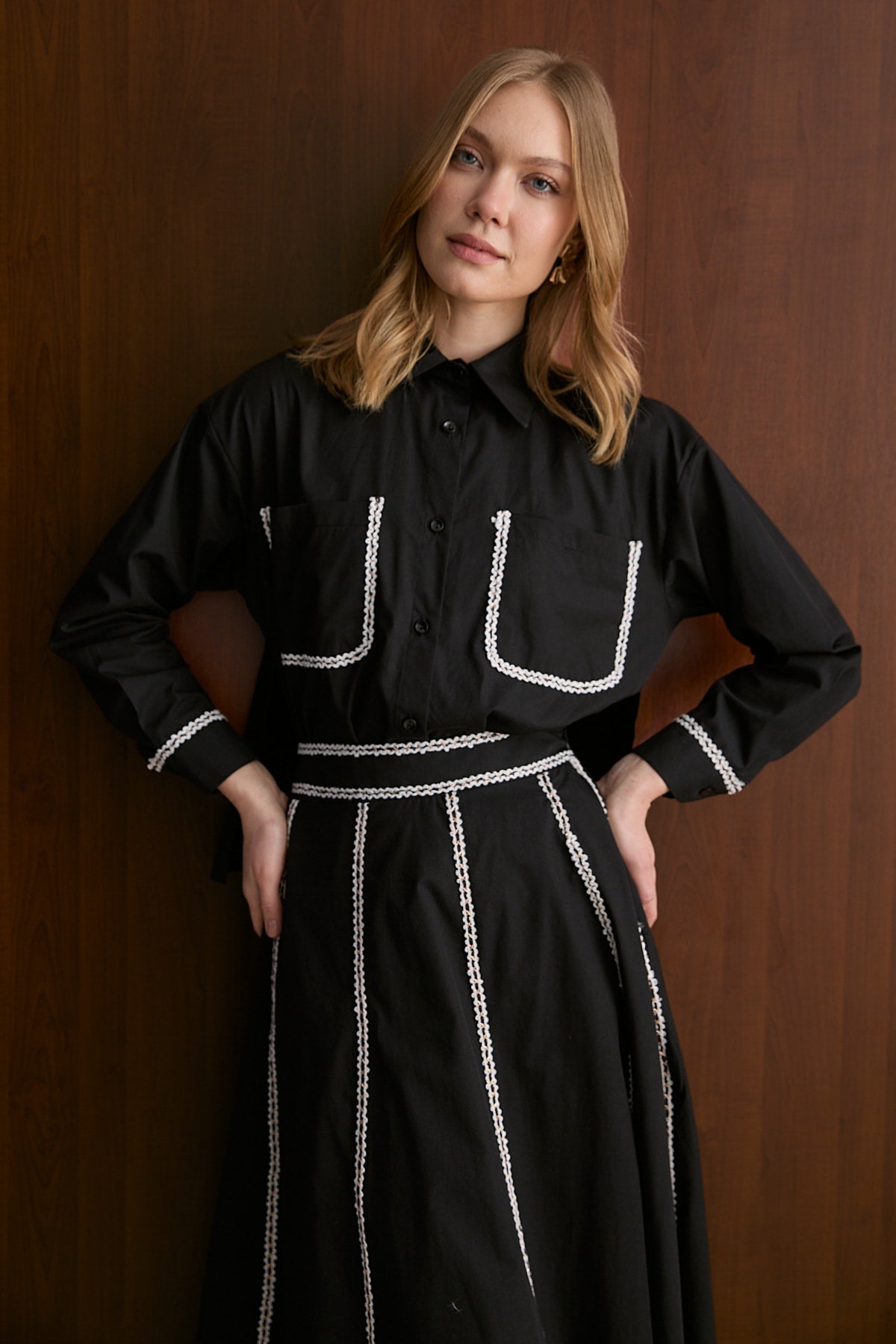 Poplin Etekli Takım 32-2607
