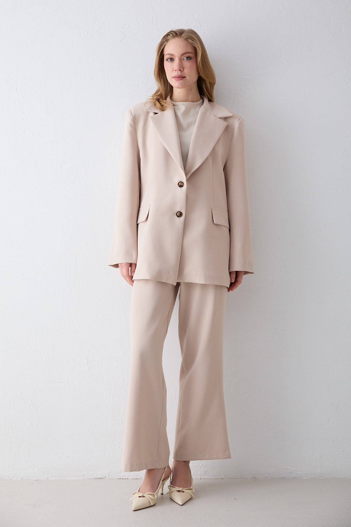 Oversize Ceketli Takım 32-2734