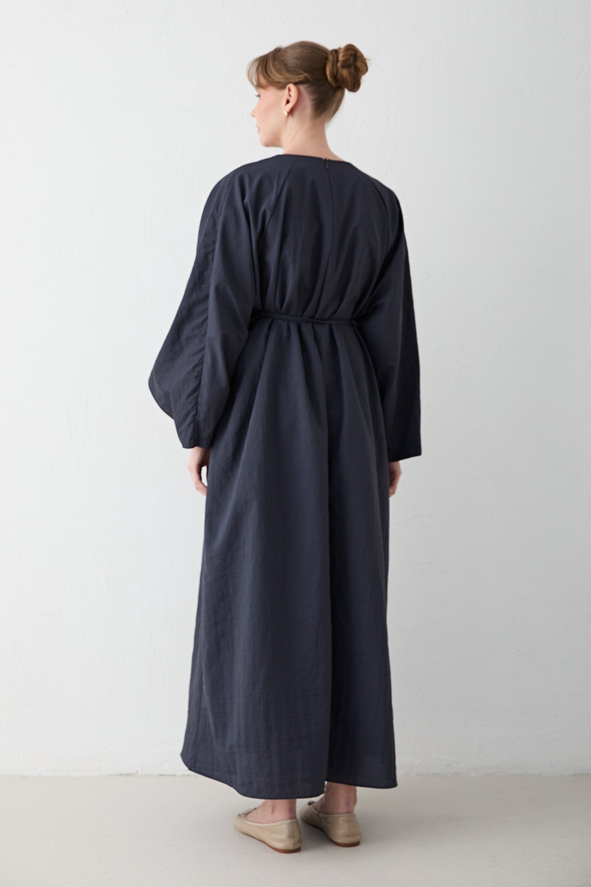 Pelerin Detaylı Elbise 32-2604