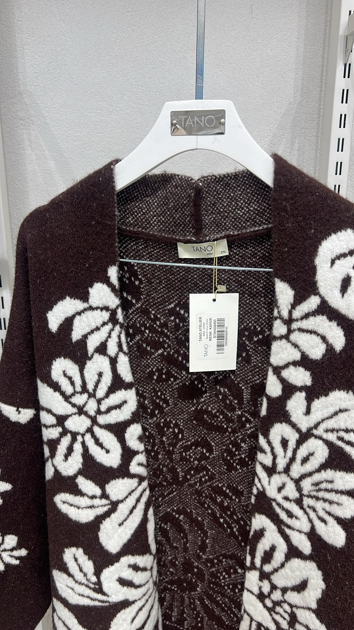 Desenli Uzun Hırka