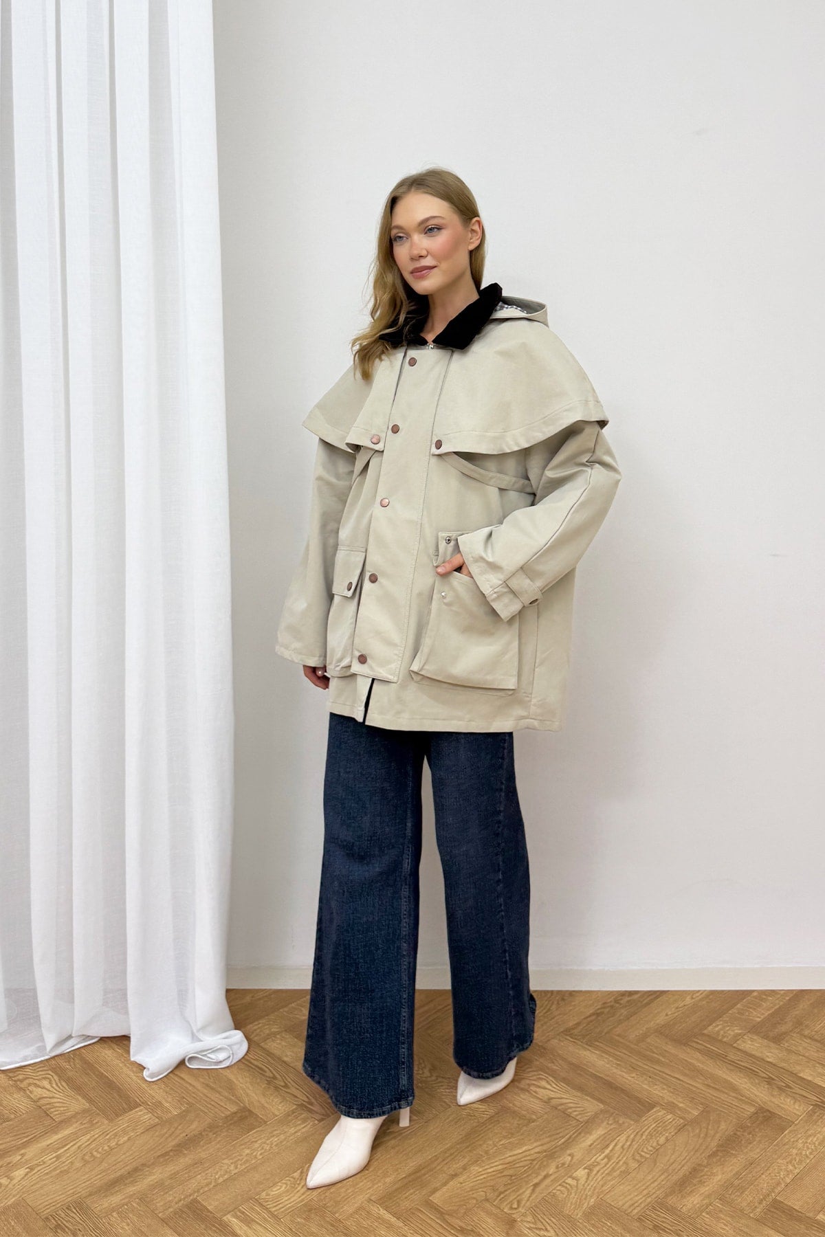Çıtçıtlı Parka 86-0630
