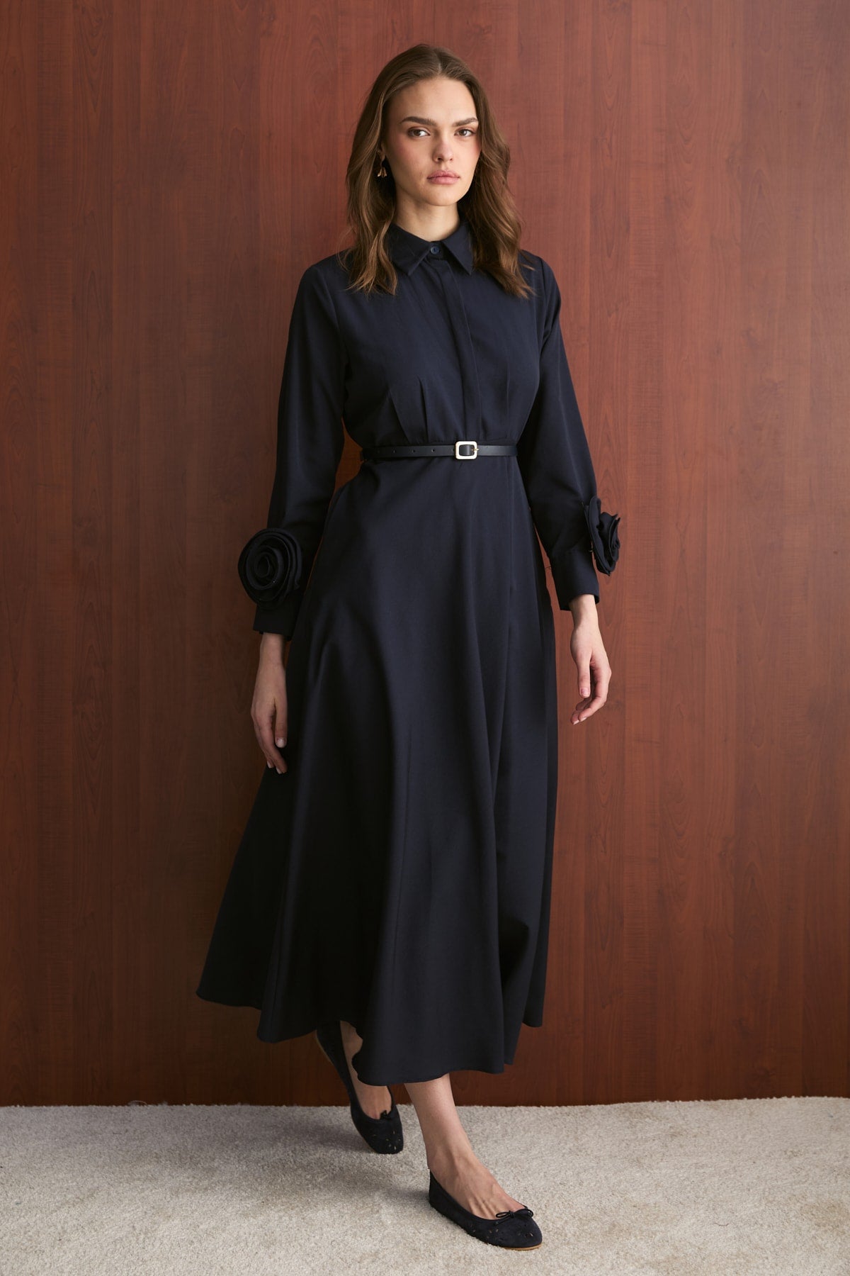 Poplin Elbise 32-2739