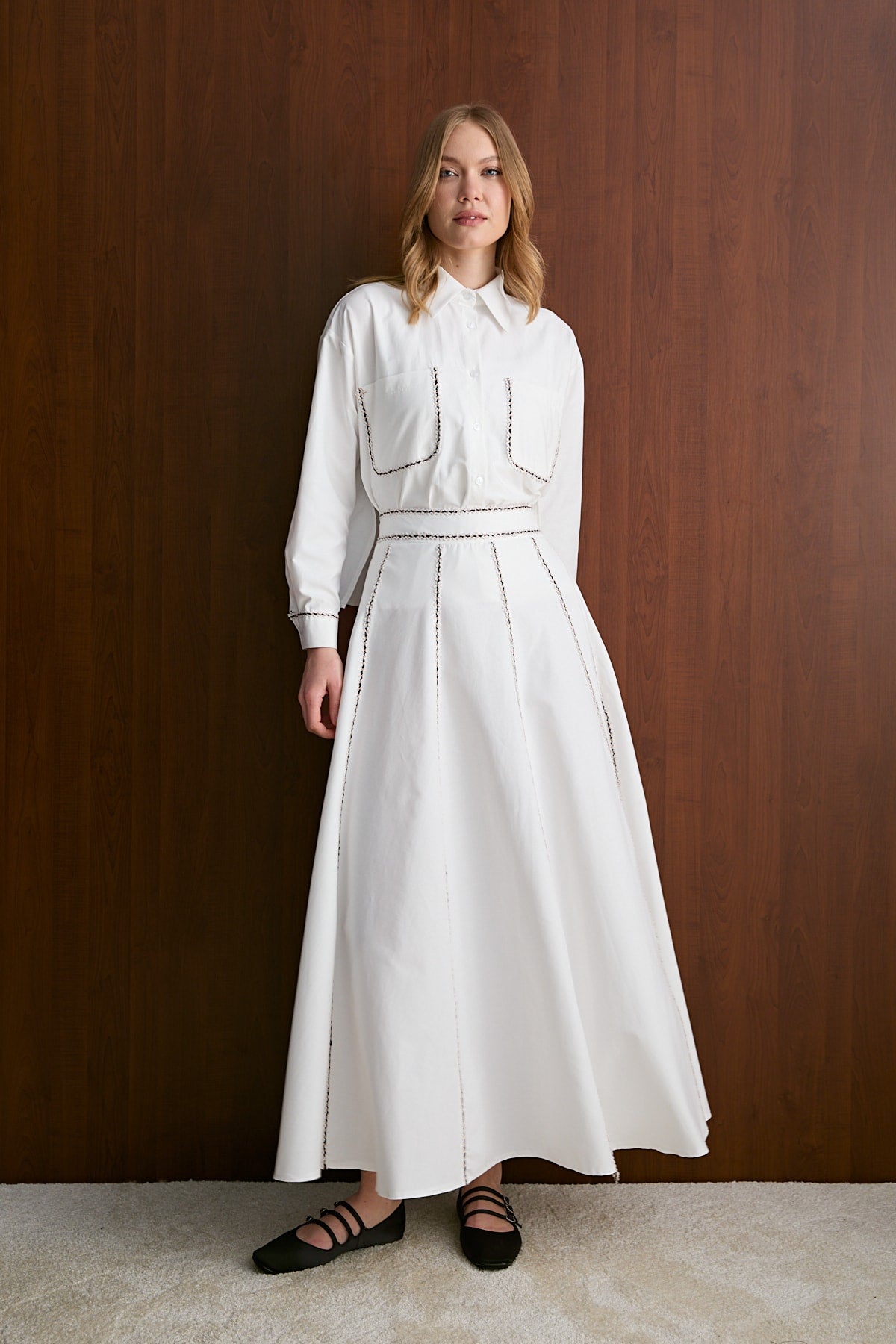 Poplin Etekli Takım 32-2607