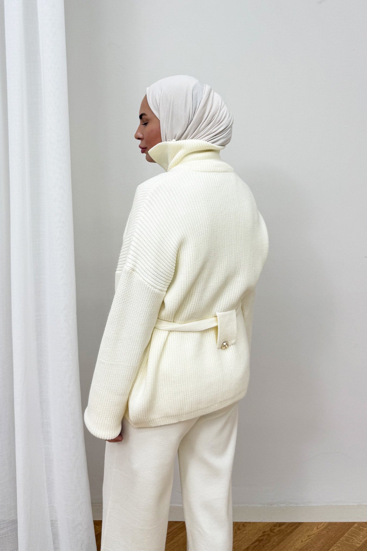 Kuşaklı Triko Takım 87-2680