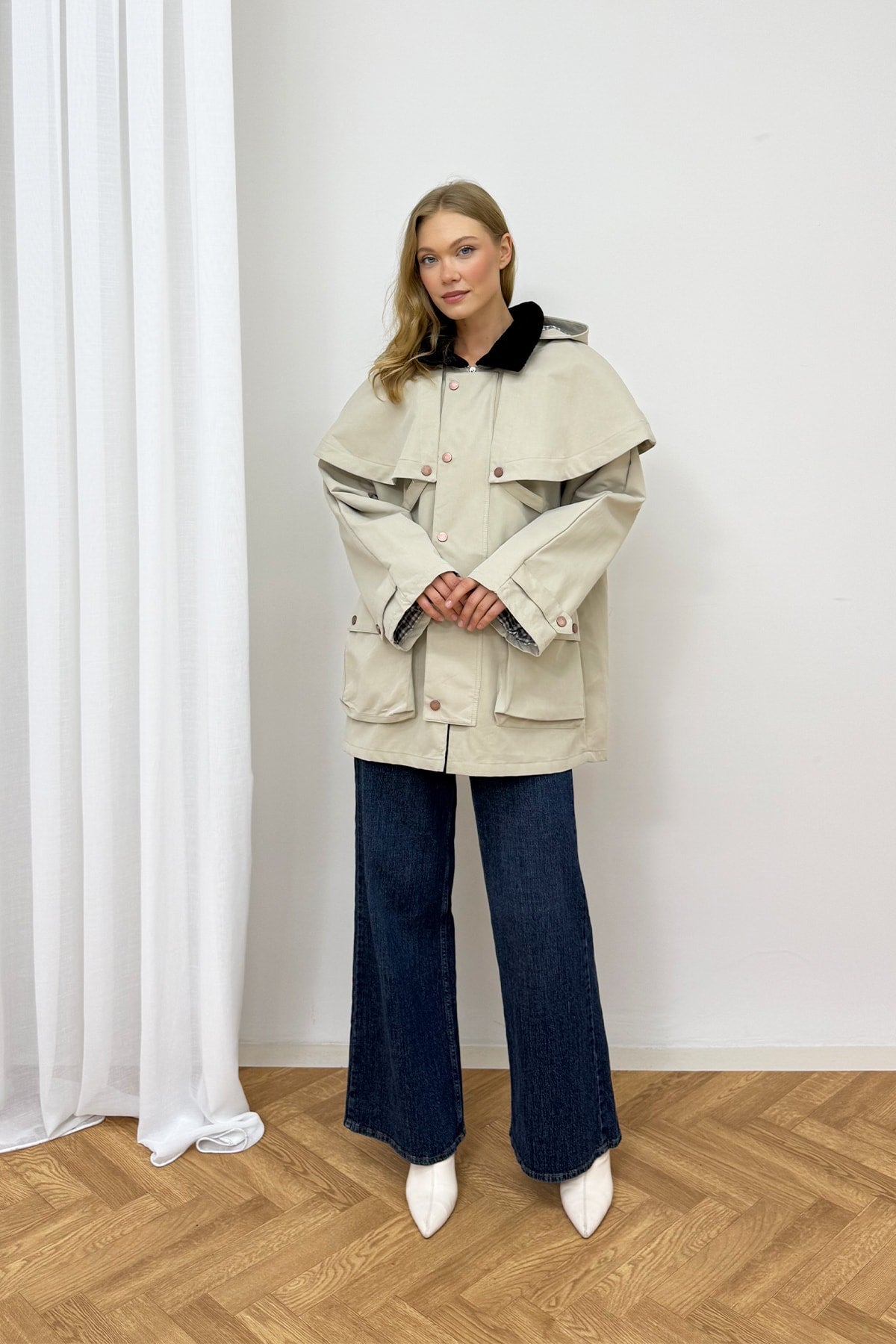 Çıtçıtlı Parka 86-0630