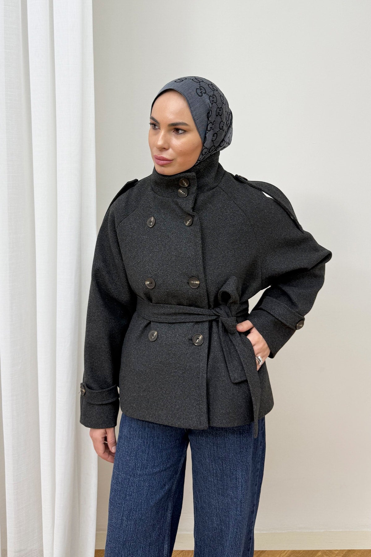 Premium Kaşe Kaban 12-70119
