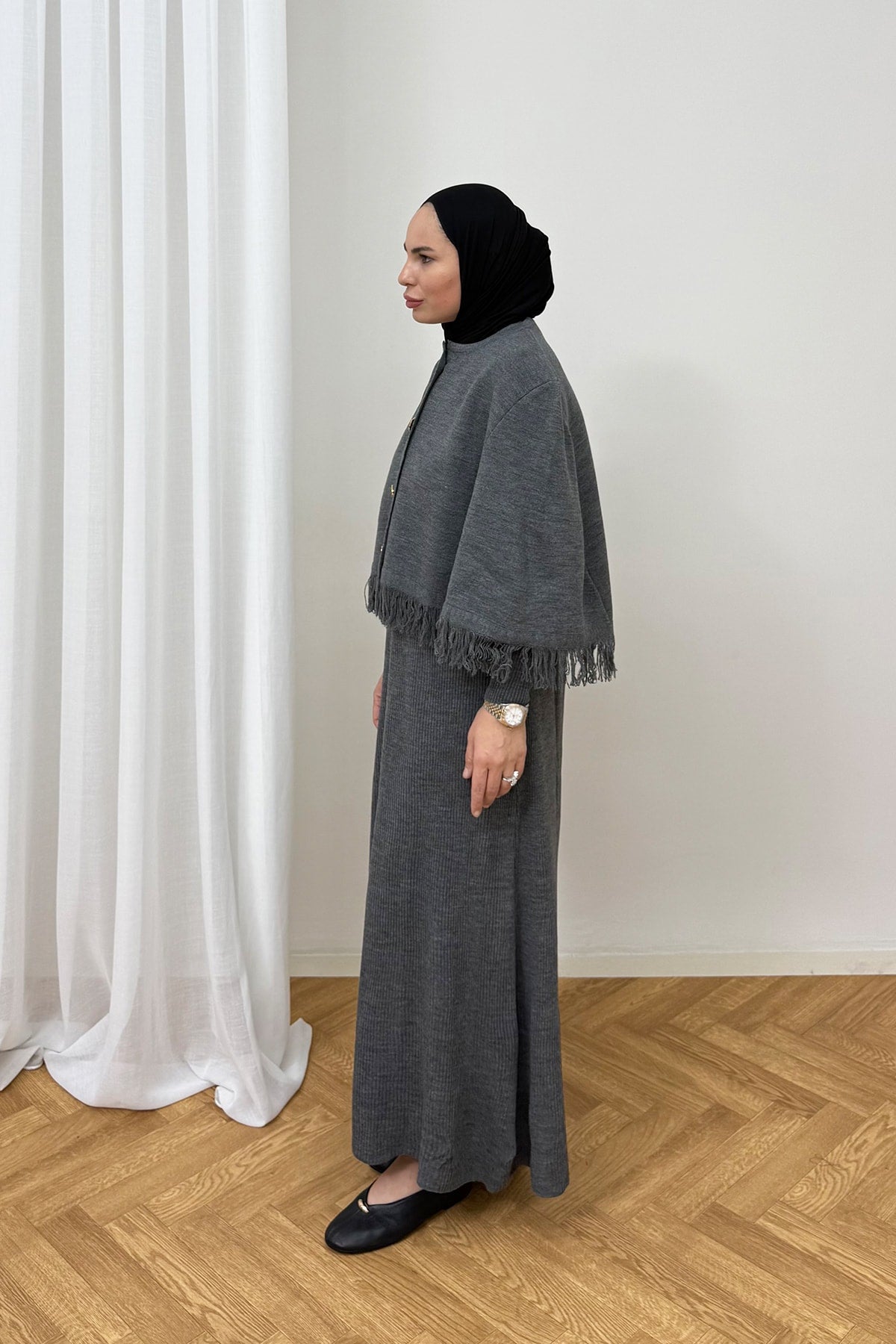 İkili Triko Elbise 87-25880