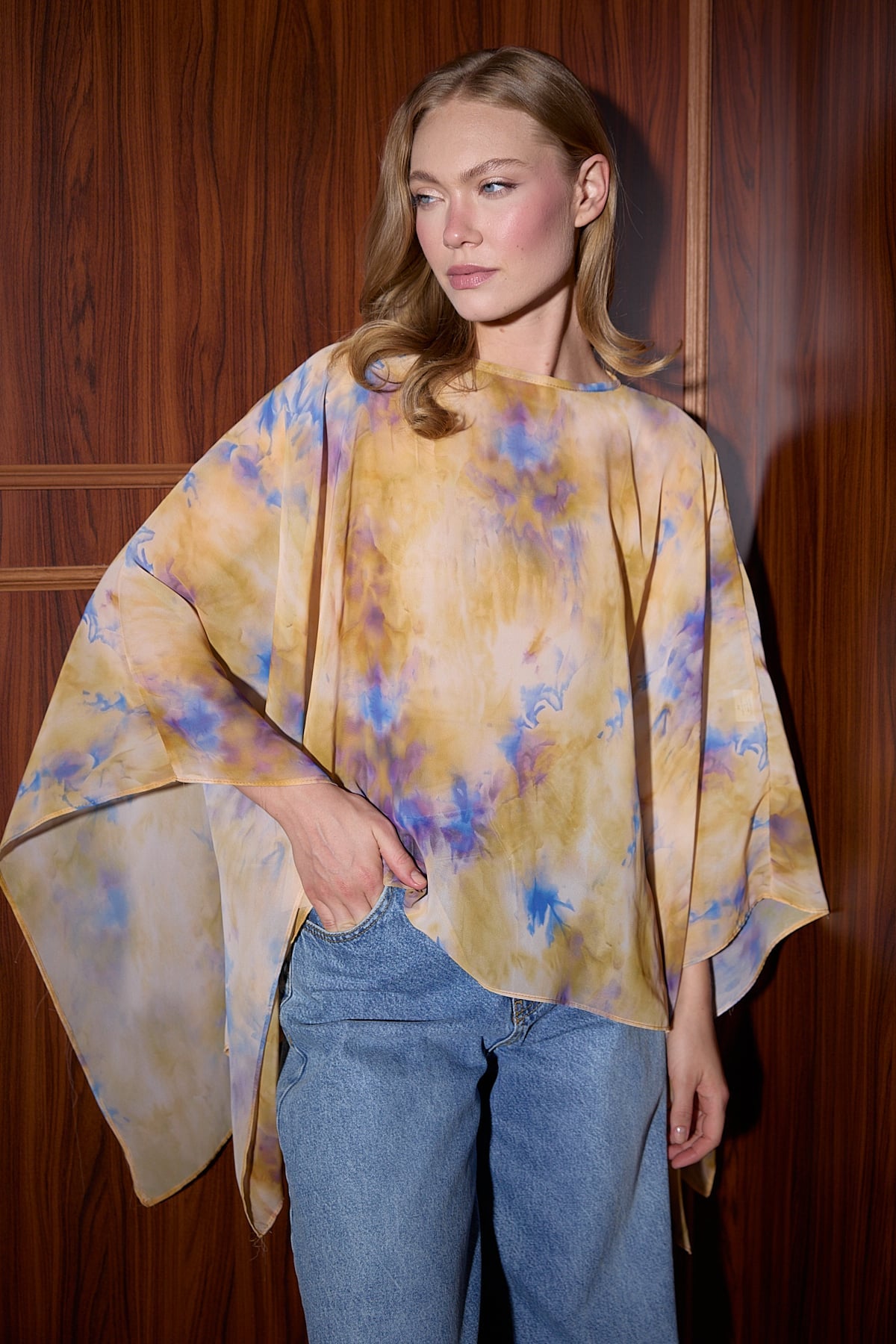 Desenli Tül Tunik 32-2920
