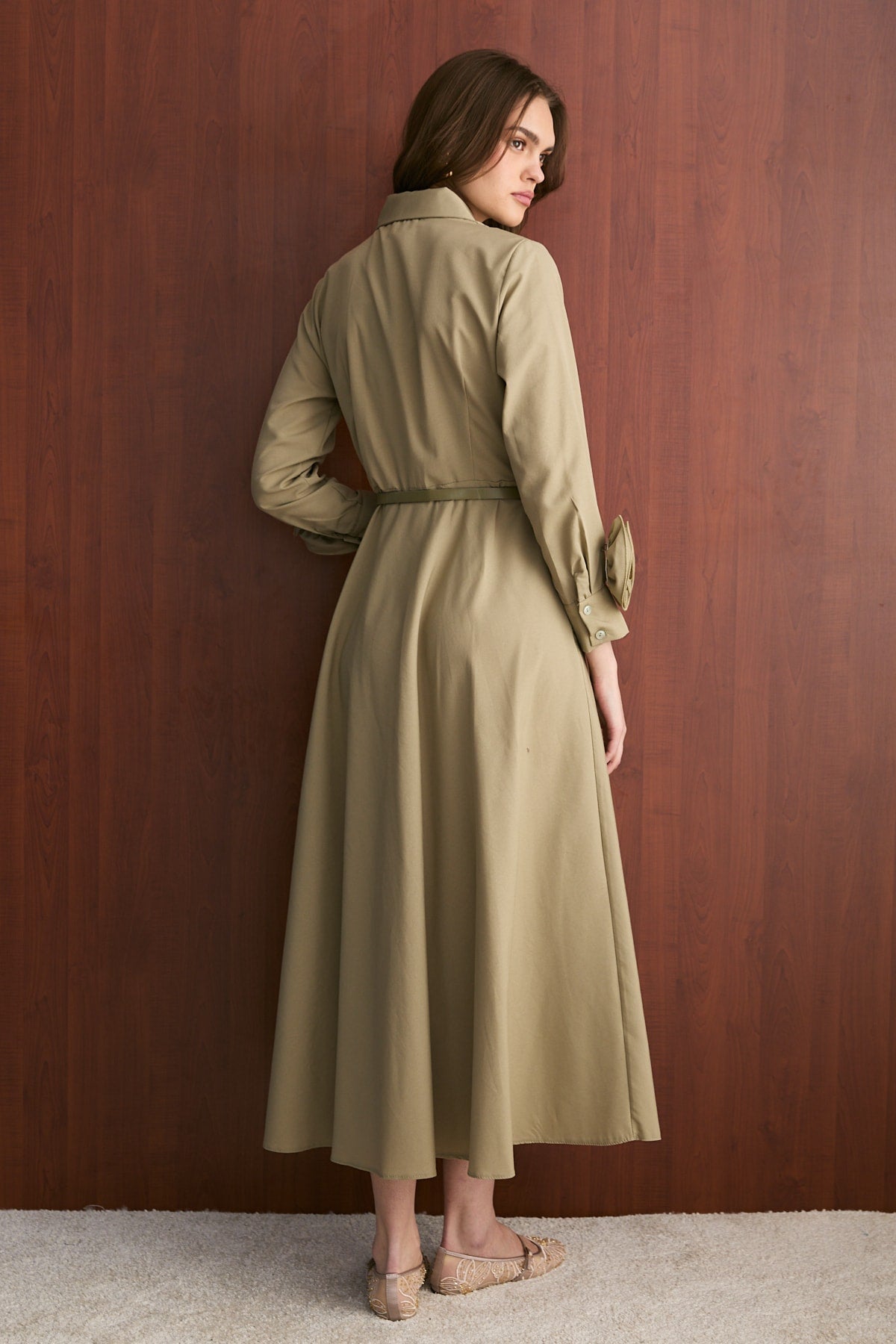 Poplin Elbise 32-2739