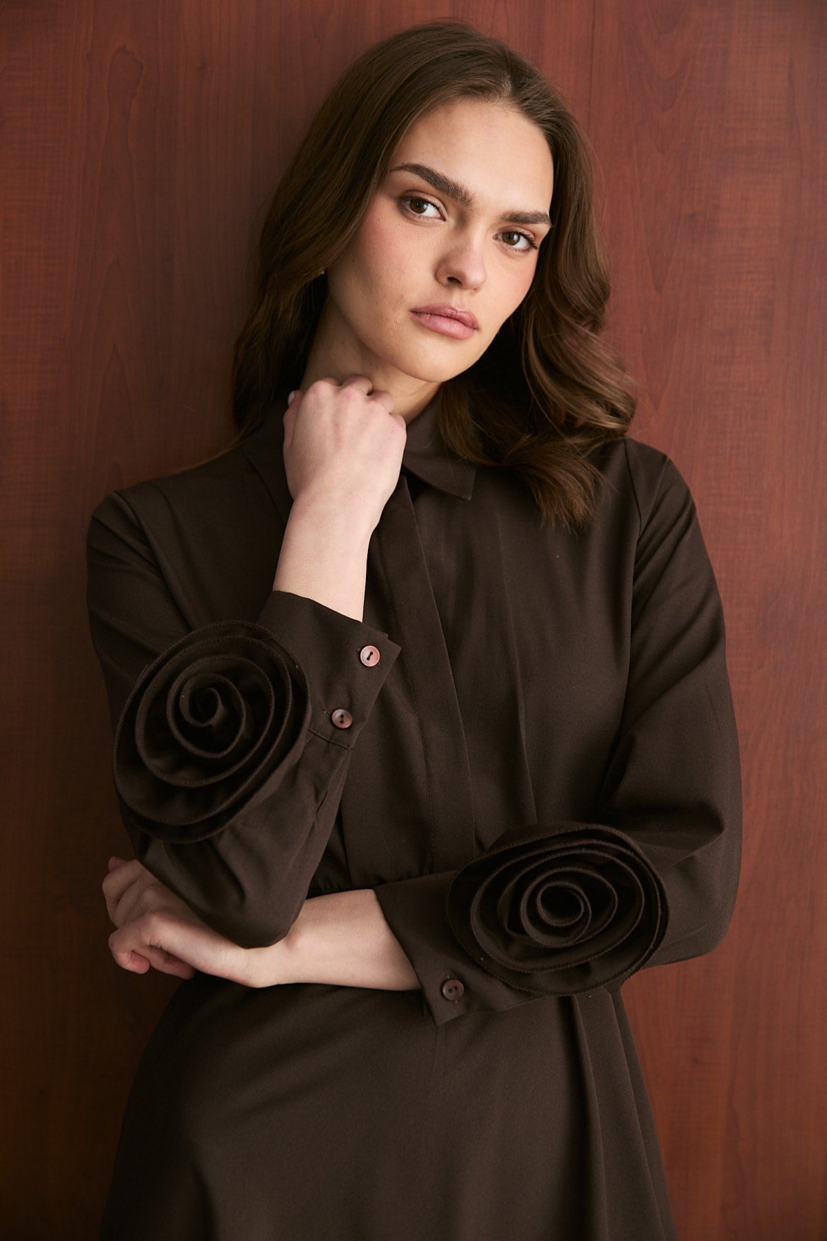 Poplin Elbise 32-2739