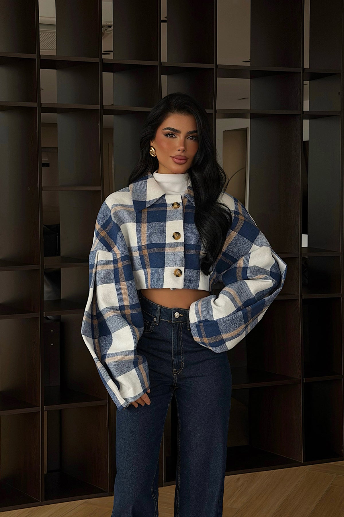 İndigo Suede Ceket ATE-4234