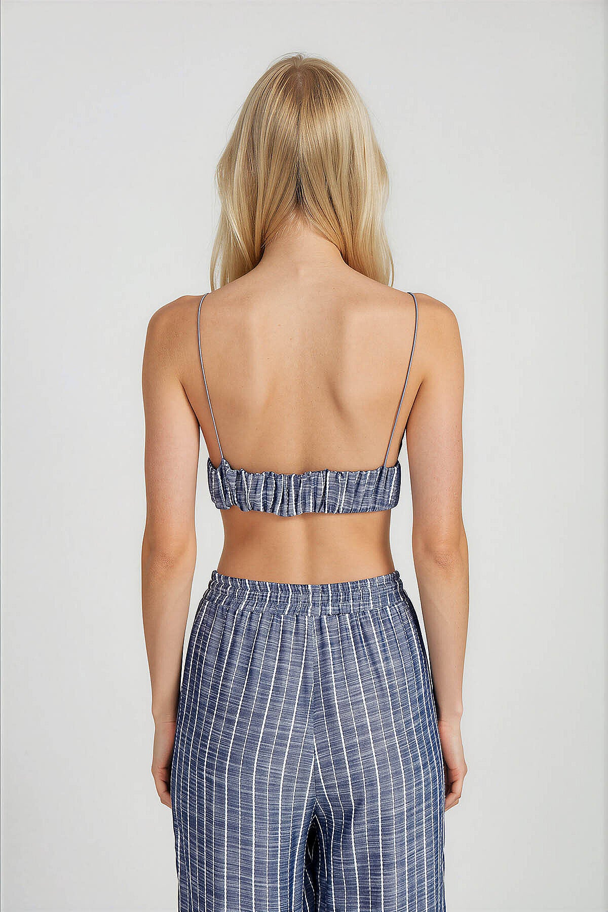 İp Askılı Çizgili Büstiyer