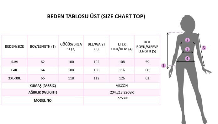 Kadın Uzun Kollu Yakadan Fermuarlı Viskon Bluz