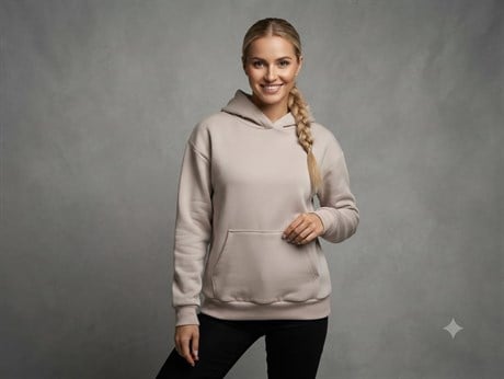 Kadın-Erkek 2 İplik Dokuma Kumaş Oversize Unisex Sweatshirt