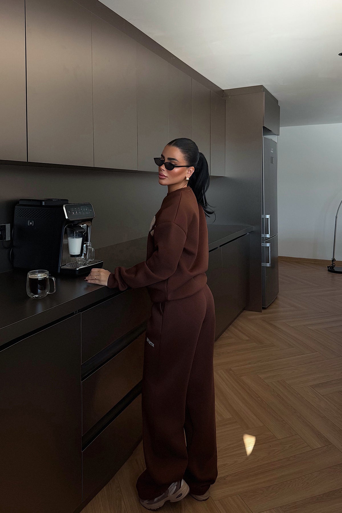 Kahverengi Easport Eşofman Takımı ATE-3889