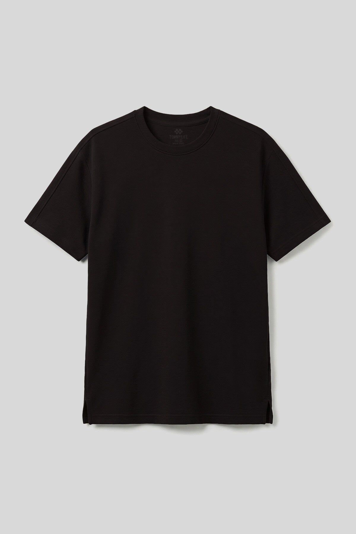 Kahverengi Rahat Form Esnek Nefes Alabilir Erkek T-Shirt - 88495