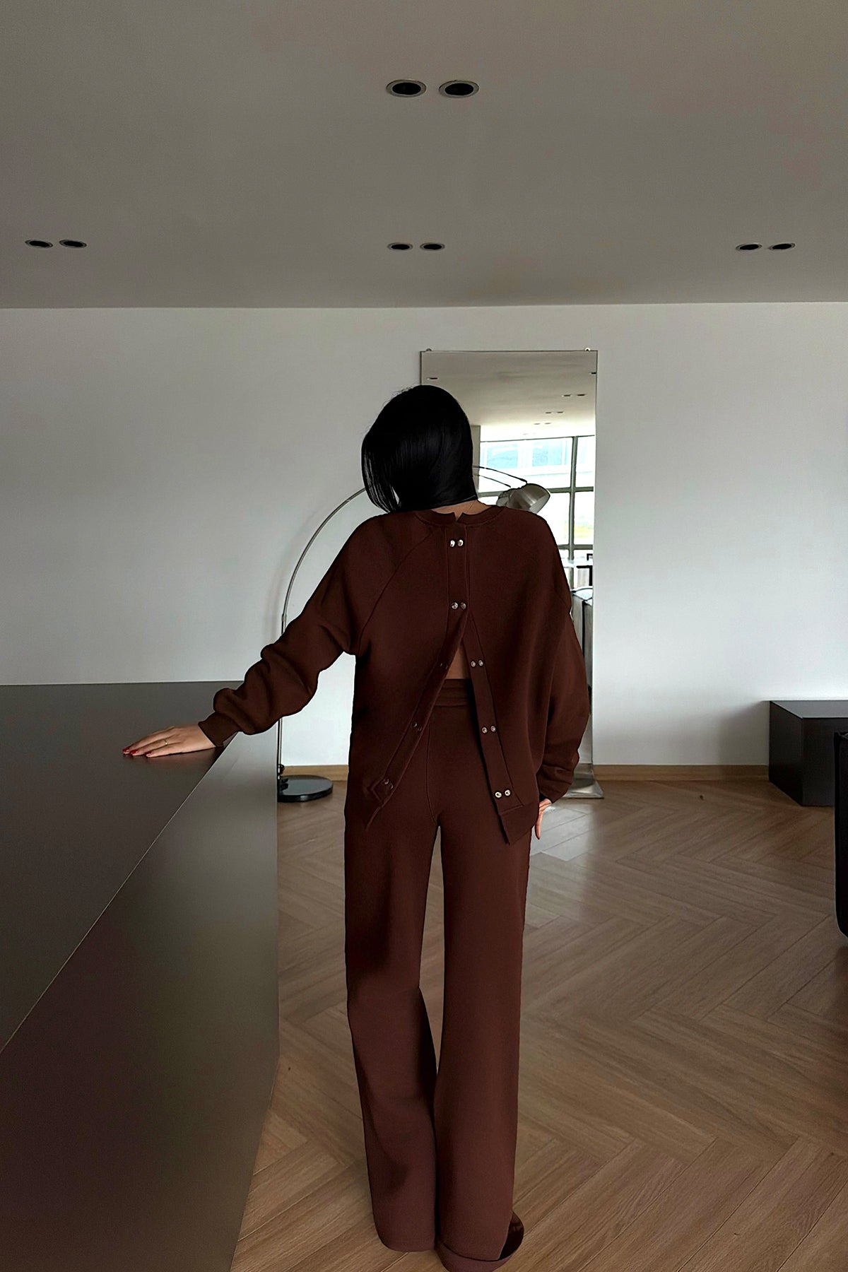 Kahverengi Revovy Eşofman Takımı ATE-4277