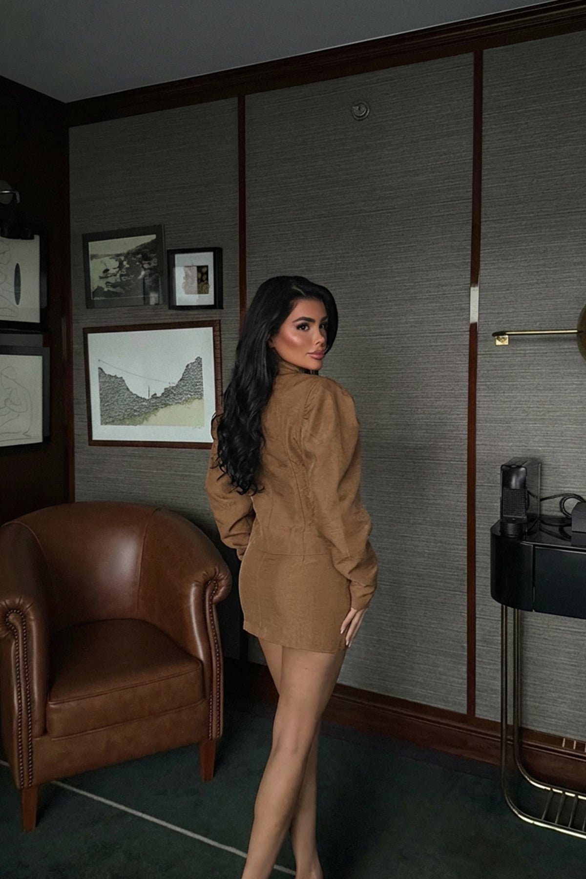 Kahverengi Ventoux Takım ATE-2357