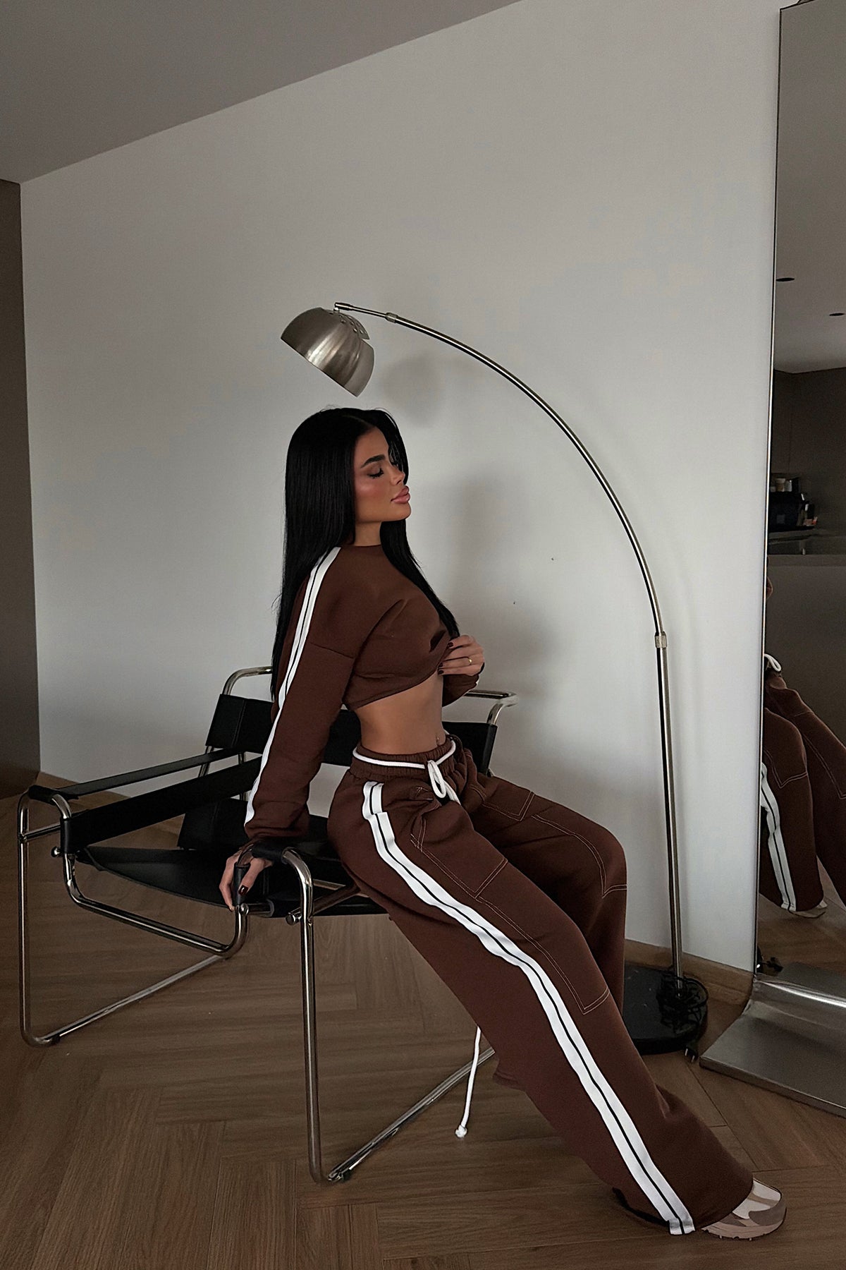 Kahverengi Rinaldi Eşofman Takım ATE-3747