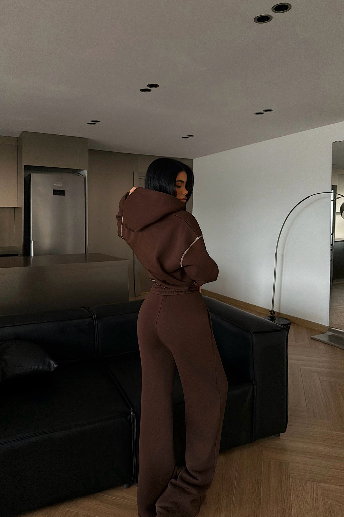 Kahverengi Mattie Eşofman Takımı ATE-4313