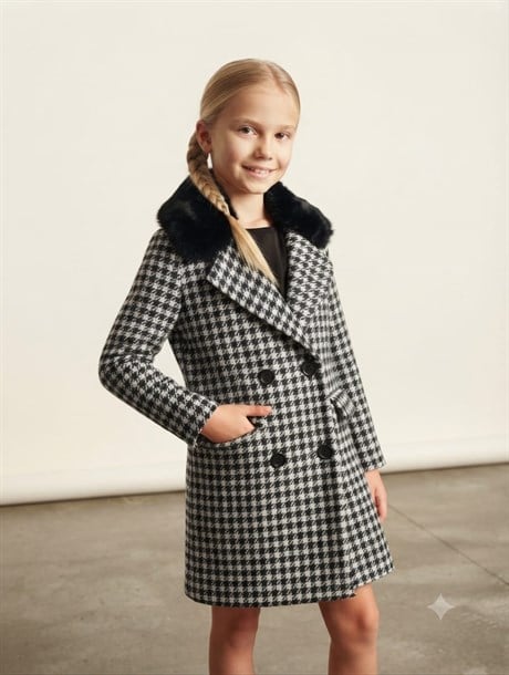 Kazayağı Kürklü Içi Astarlı Kaban