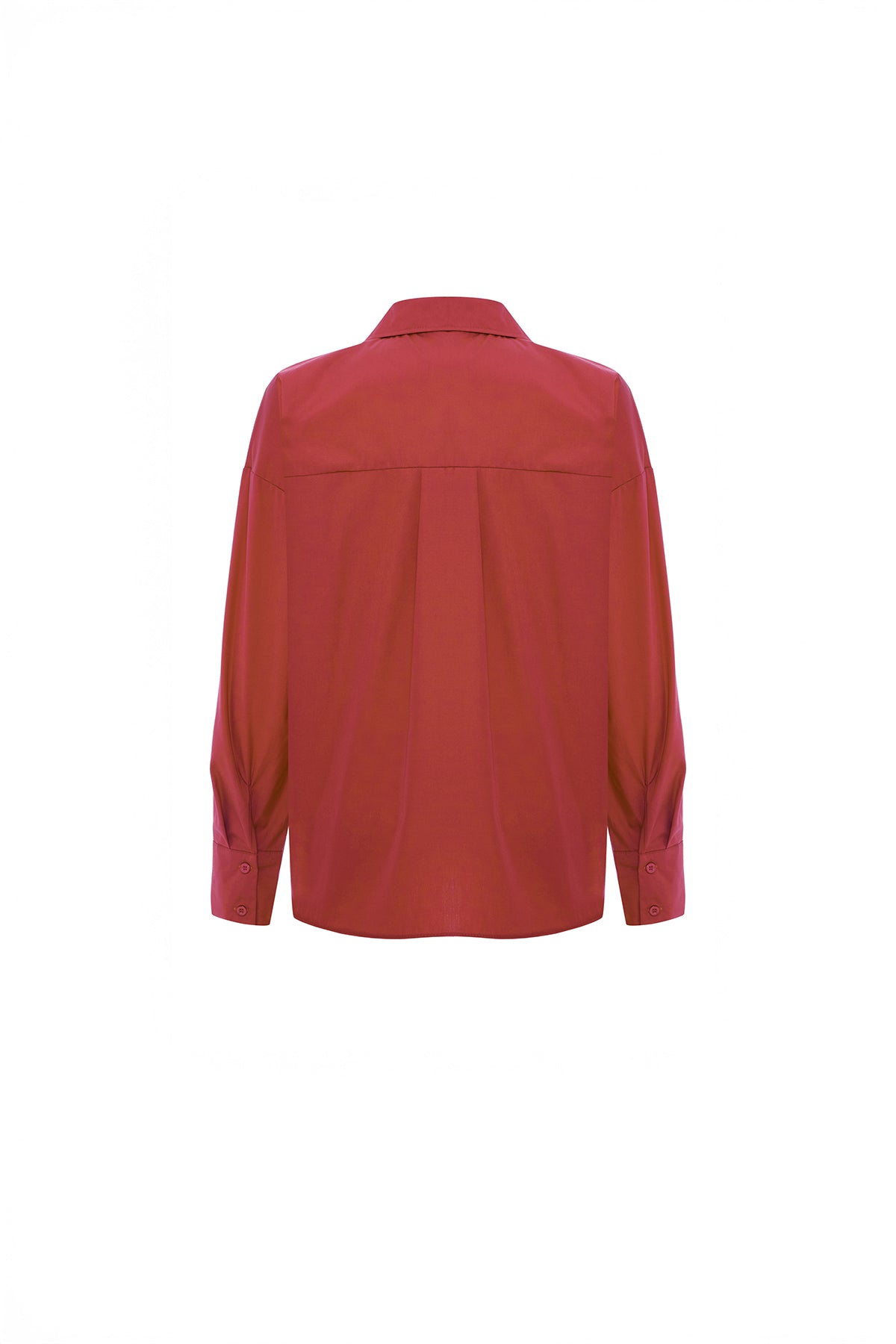 Kiremit Önü Düğmeli Gömlek ATE-2087