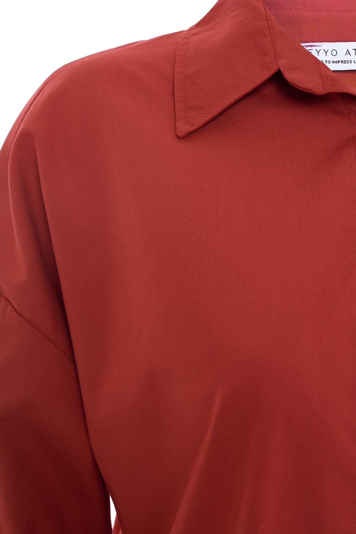 Kiremit Önü Düğmeli Gömlek ATE-2087