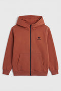 Kiremit Standart Kalıp Basic Erkek Çocuk Sweatshirt - 11336