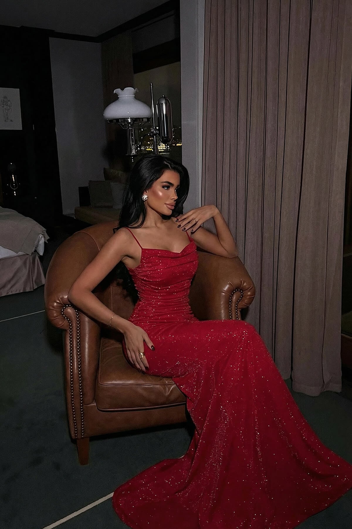 Kırmızı Gorria Elbise ATE-4470