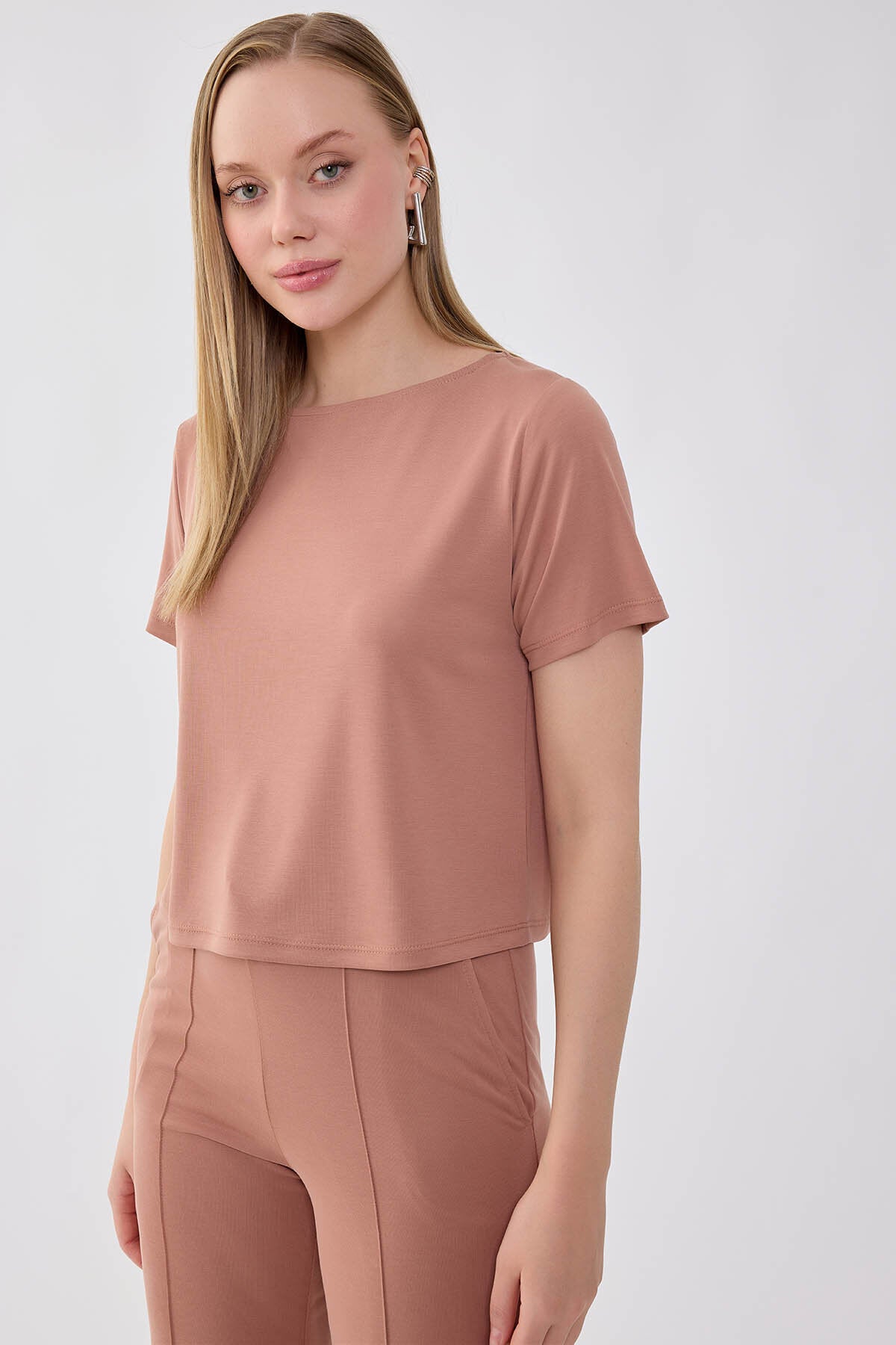 Kısa Kol Rahat Bluz