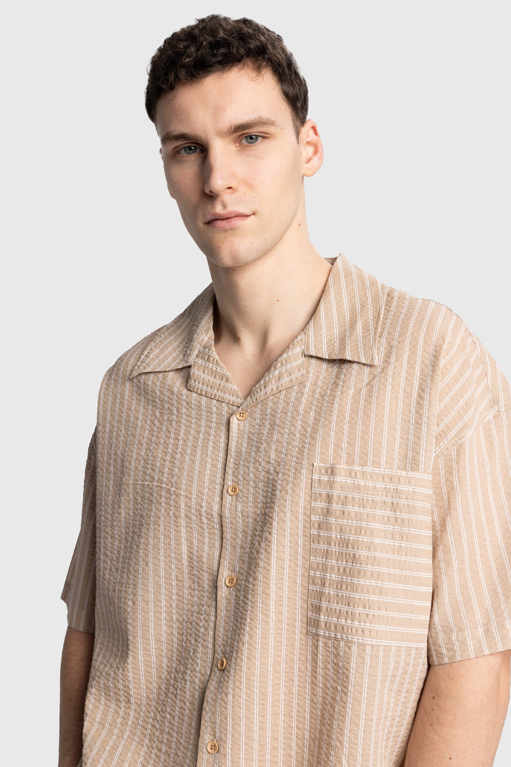 KISA KOLLU GOFRE GÖMLEK